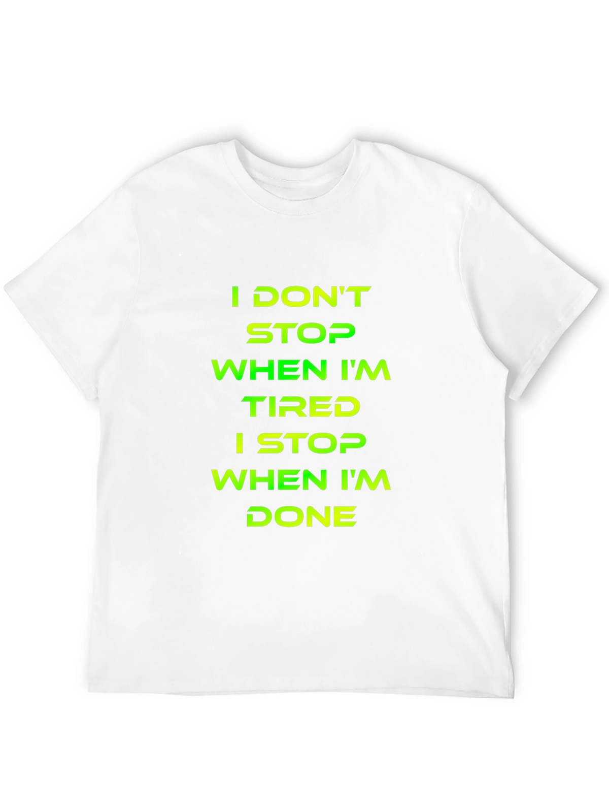Motivational Graphic T-Shirt - Never Quit