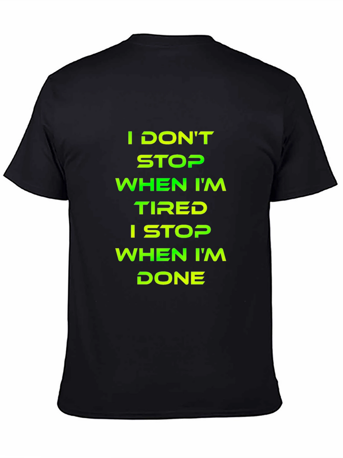 Motivational Graphic T-Shirt - Never Quit