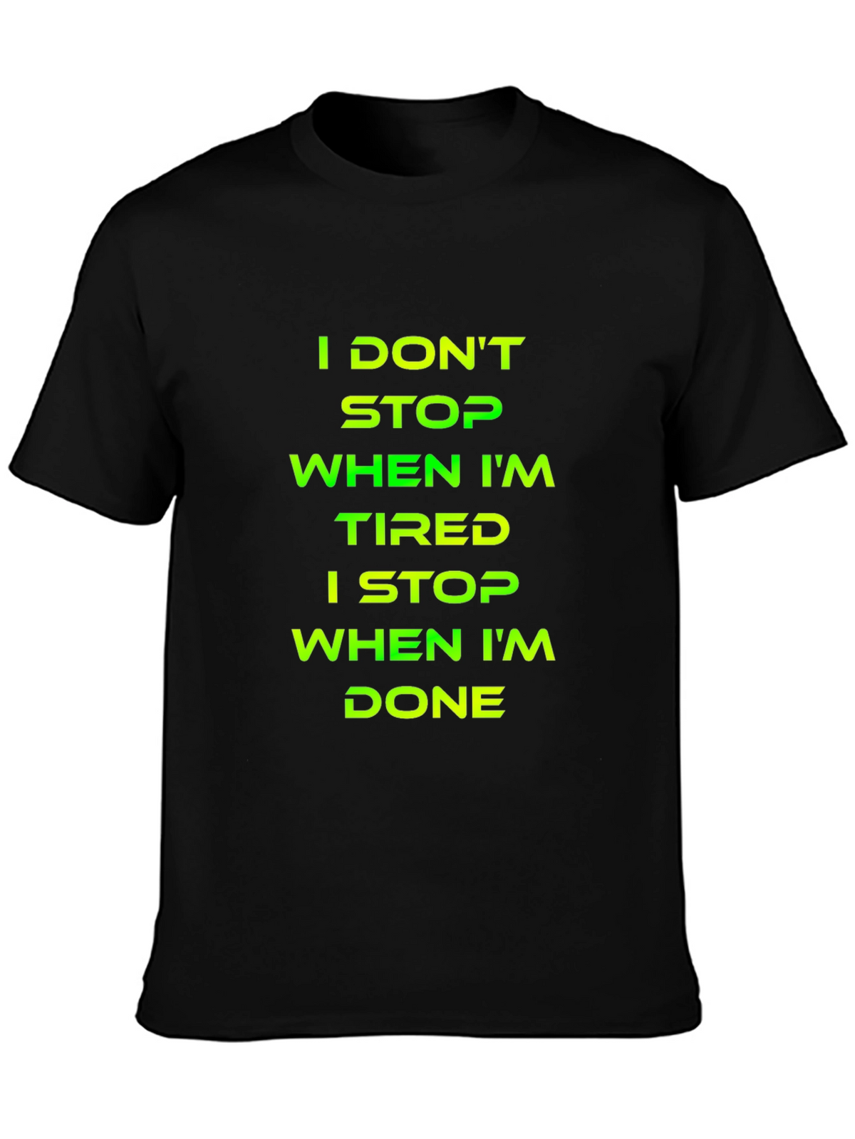 Motivational Graphic T-Shirt - Never Quit