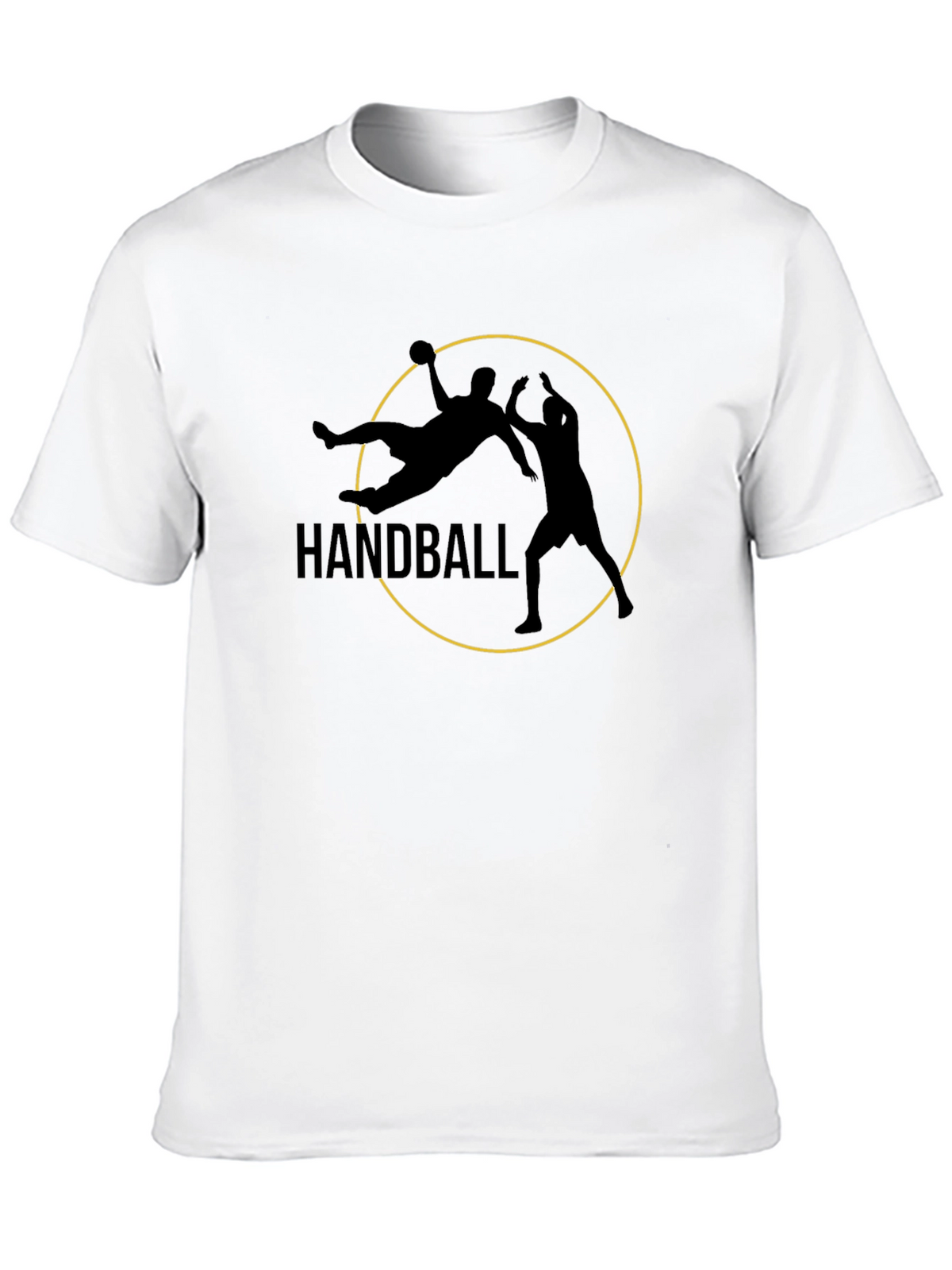 Handball Graphic Tee - Black Sports T-Shirt