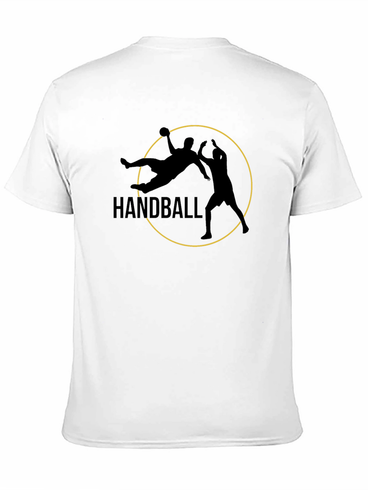 Handball Graphic Tee - Black Sports T-Shirt