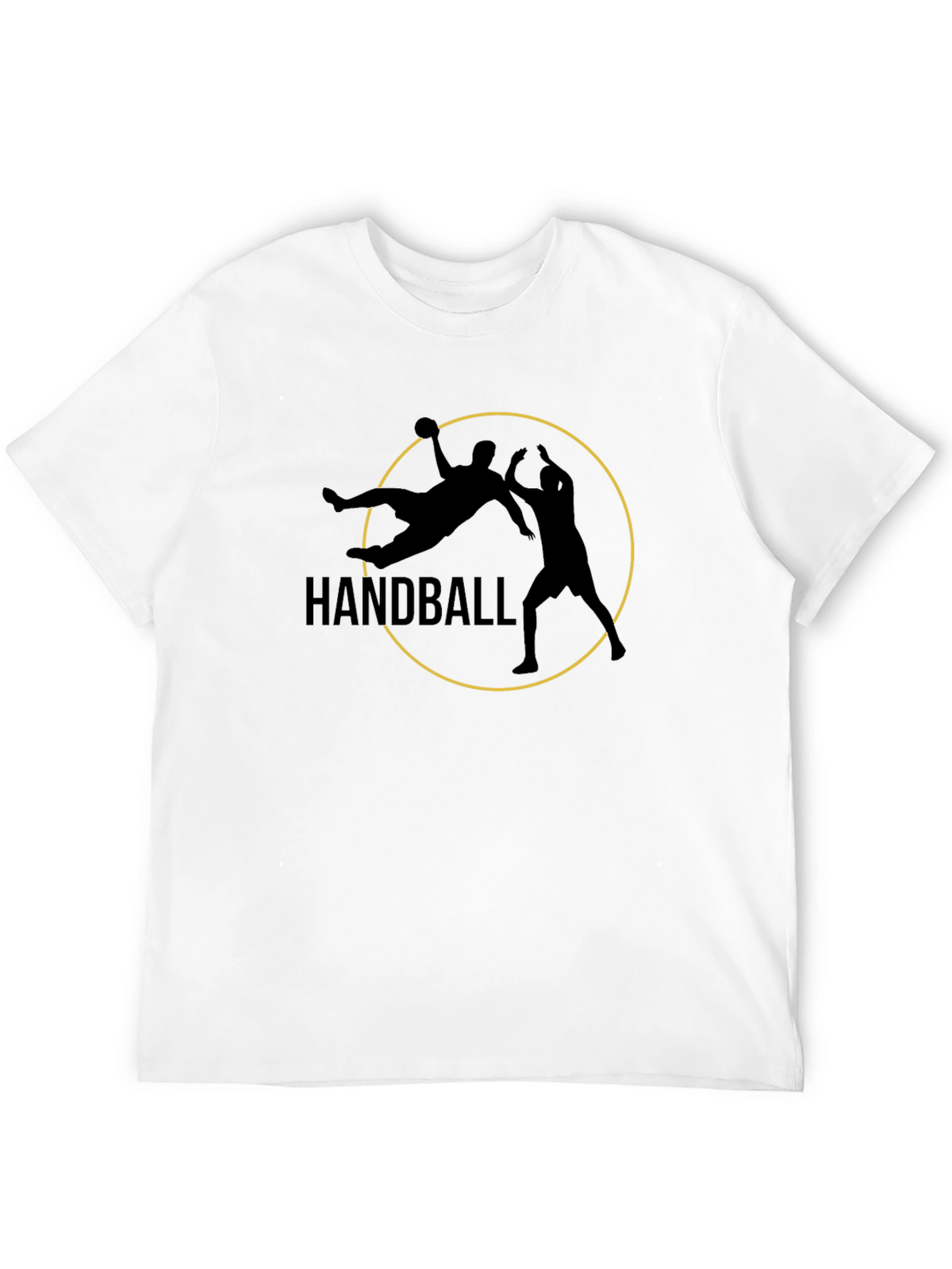 Handball Graphic Tee - Black Sports T-Shirt