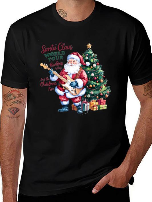 Santa Claus Rocking Christmas T-Shirt