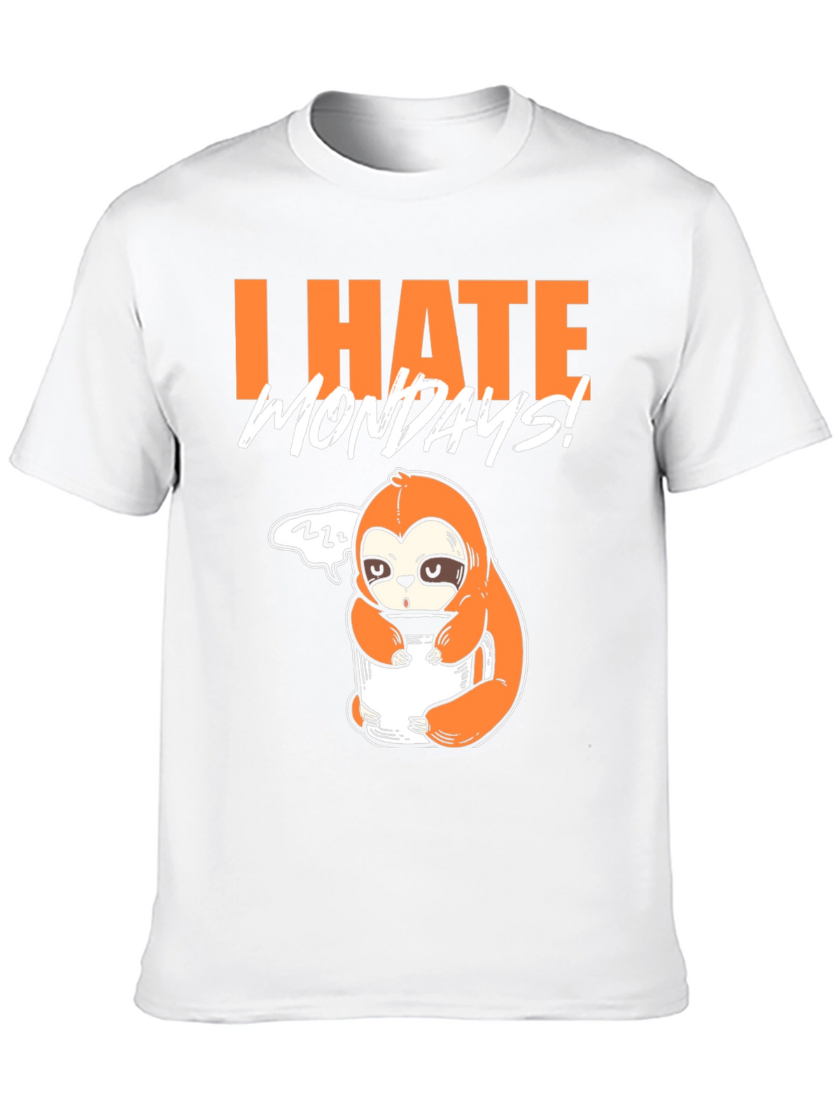 I Hate Mondays Sloth T-Shirt - Funny Graphic Tee