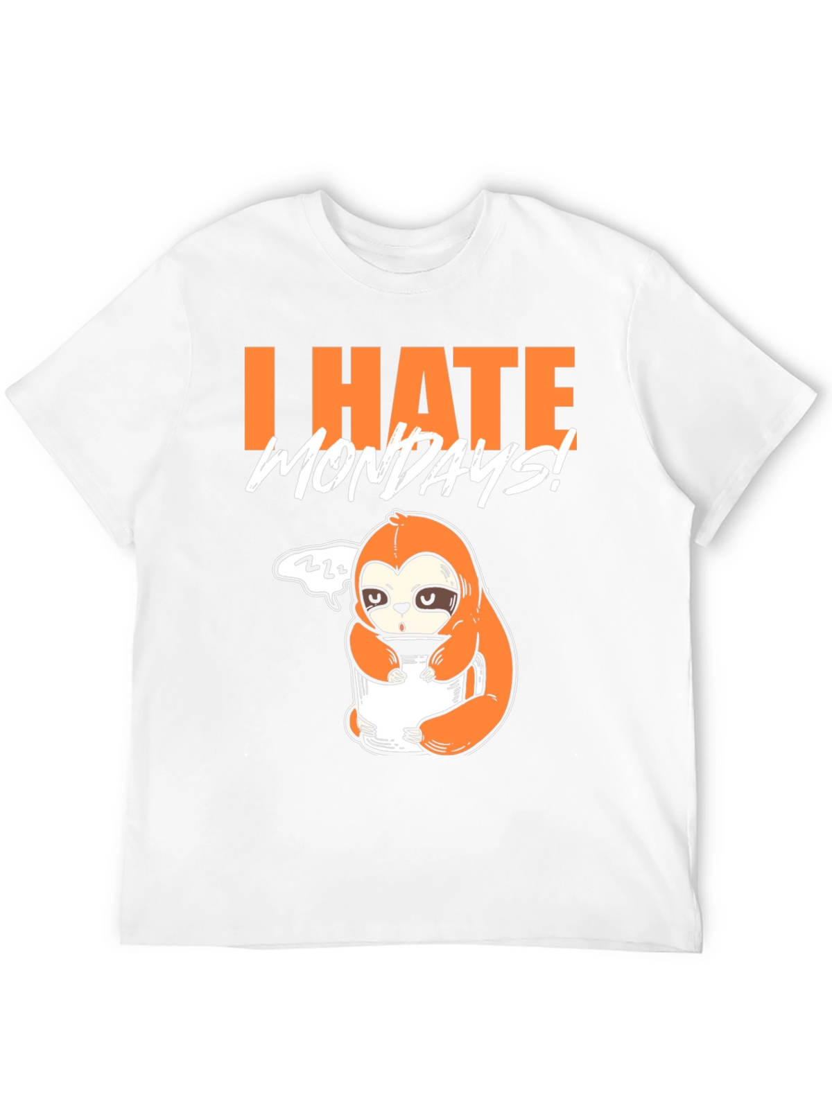 I Hate Mondays Sloth T-Shirt - Funny Graphic Tee