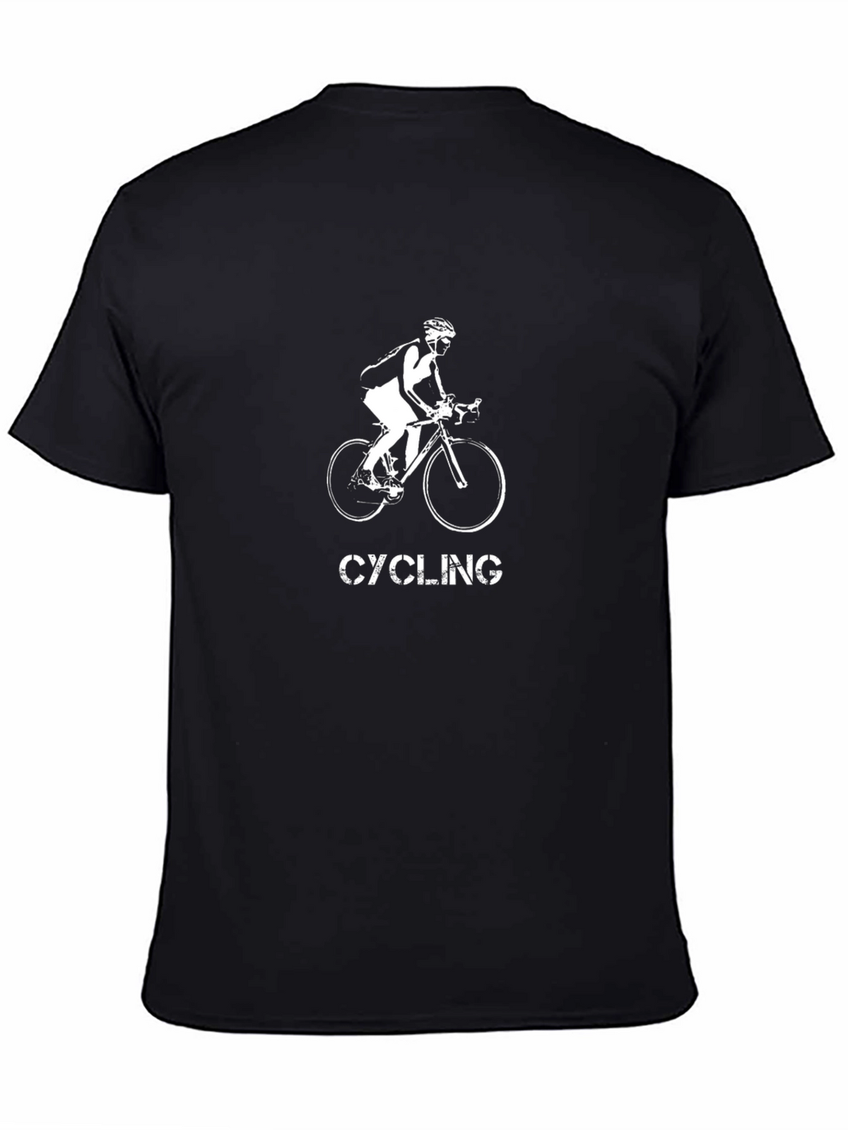 Cycling T-Shirt - Black Graphic Tee