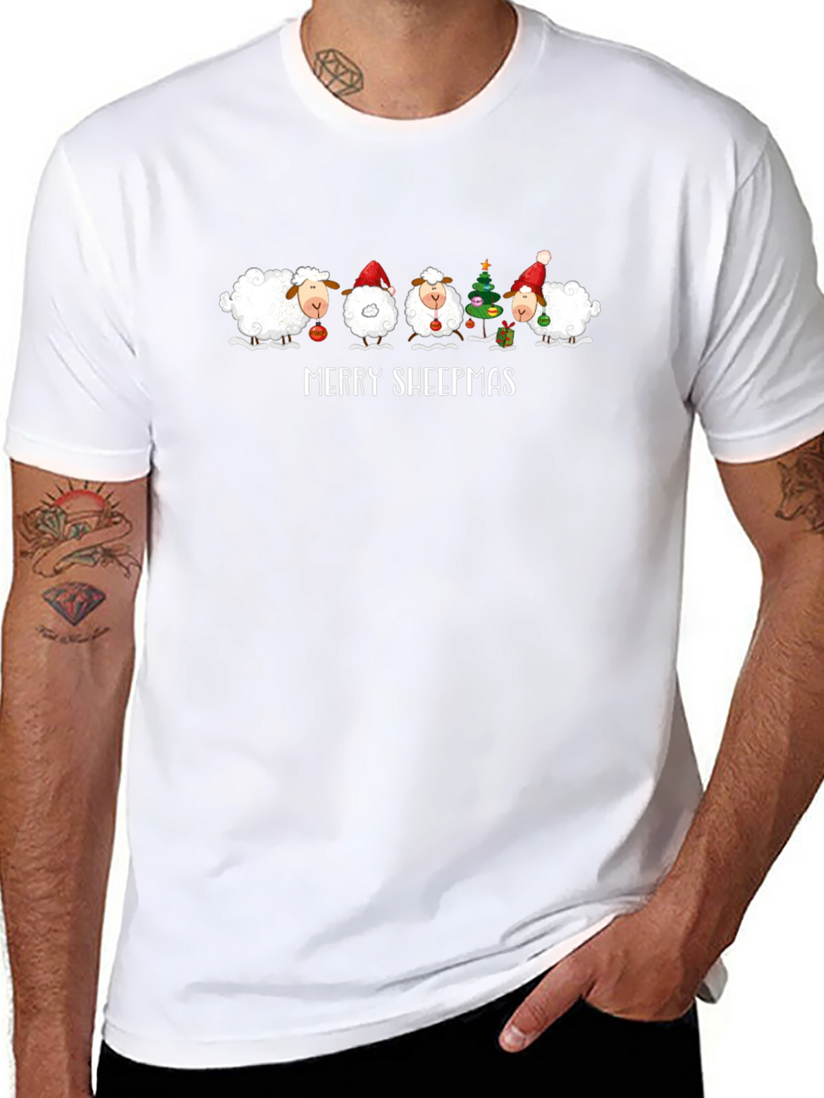 Merry Sheepmas Christmas T-Shirt