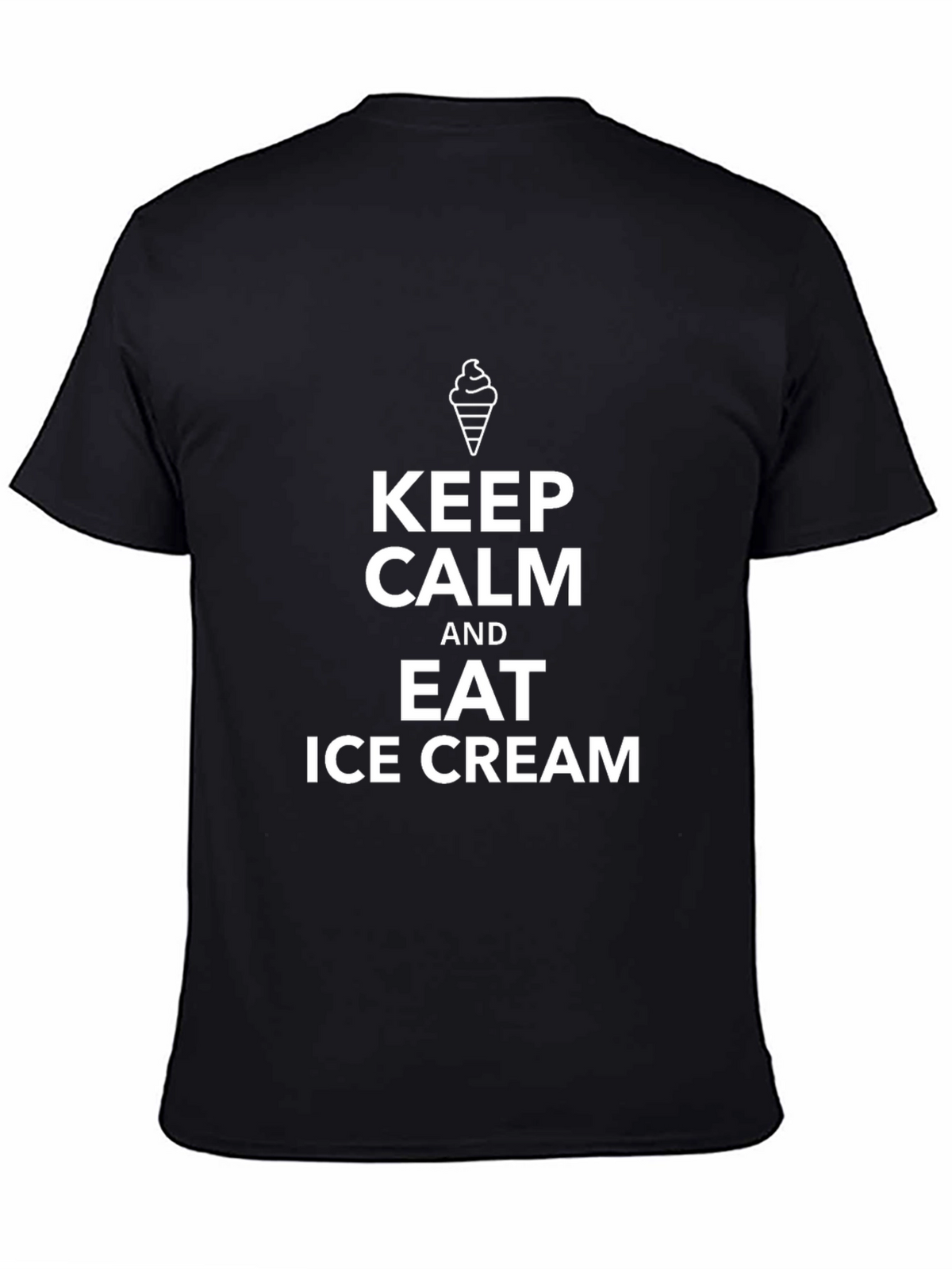 Keep Calm and Eat Ice Cream Graphic Tee