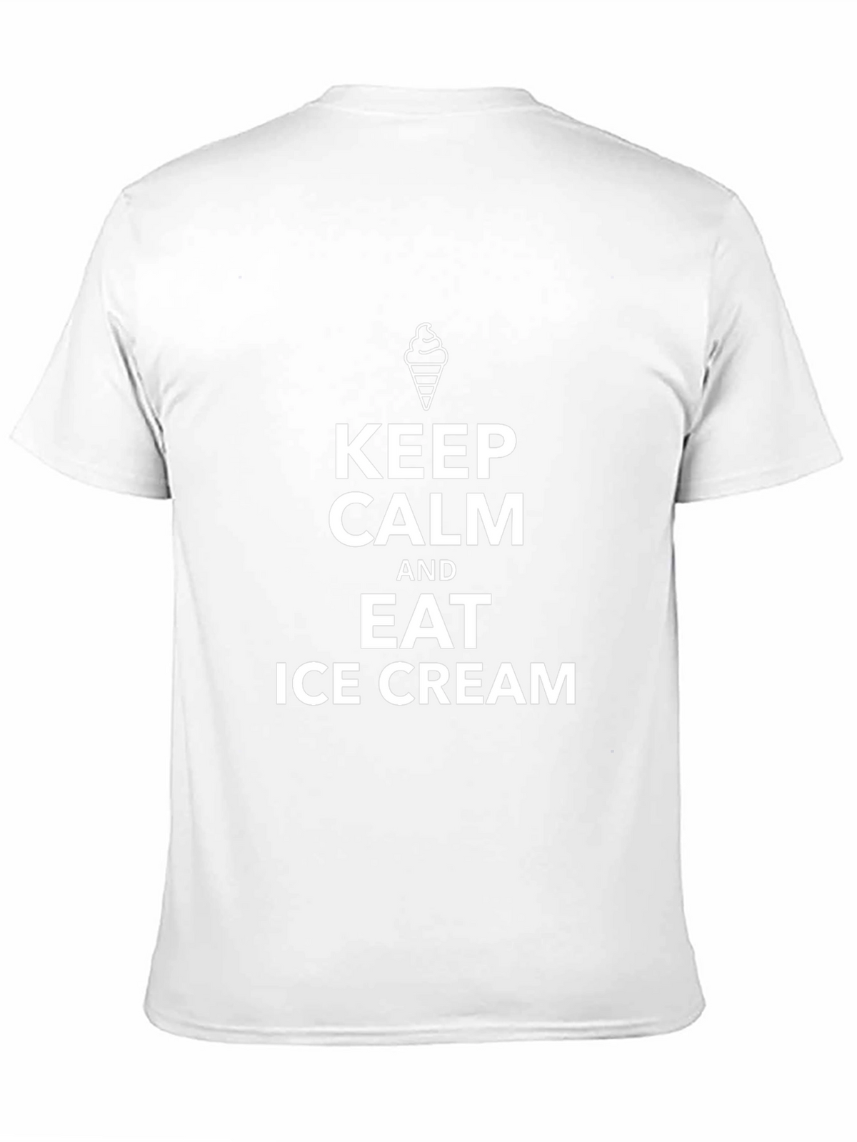 Keep Calm and Eat Ice Cream Graphic Tee