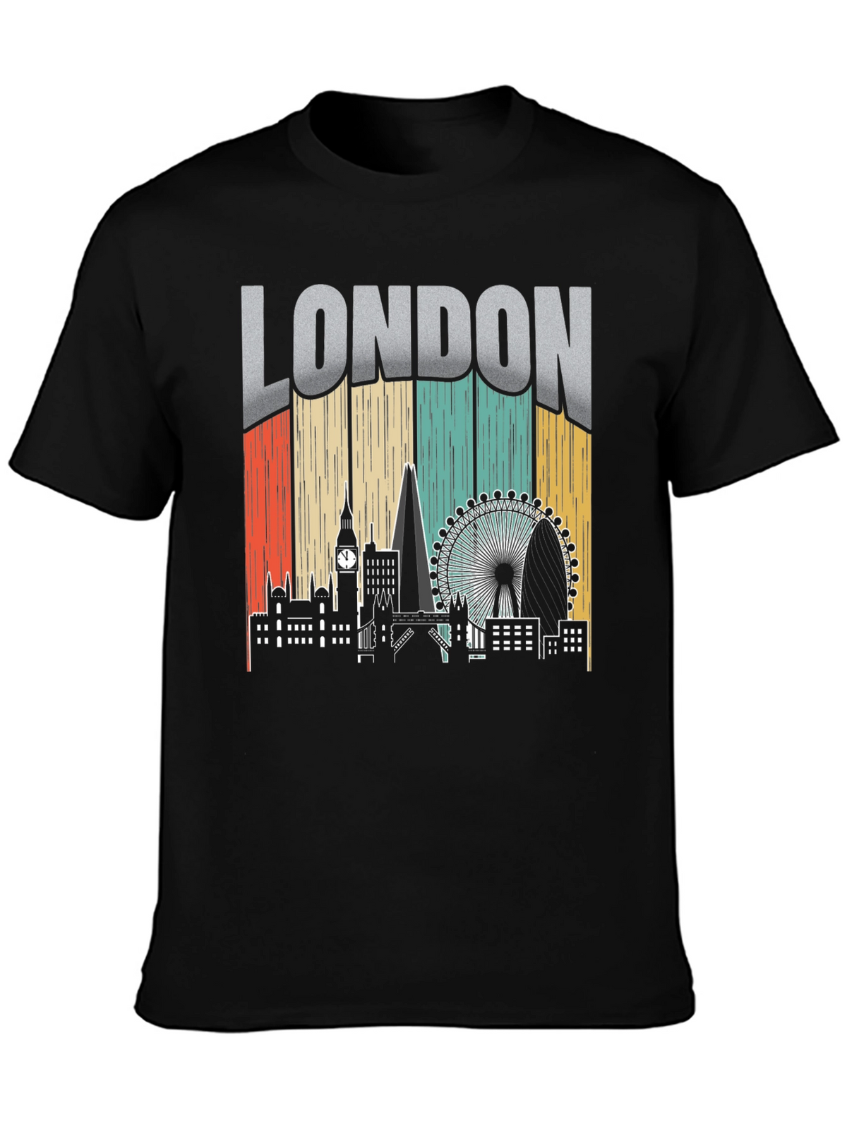 London Skyline Retro T-Shirt