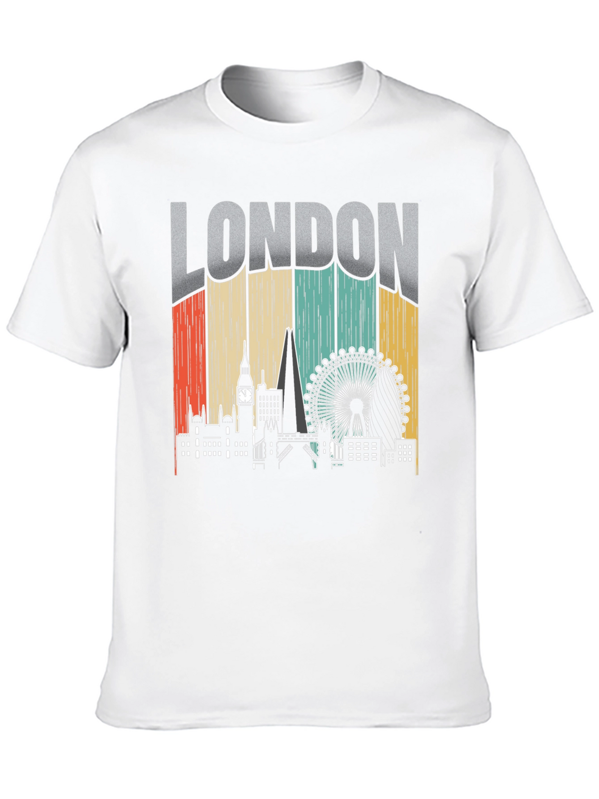 London Skyline Retro T-Shirt