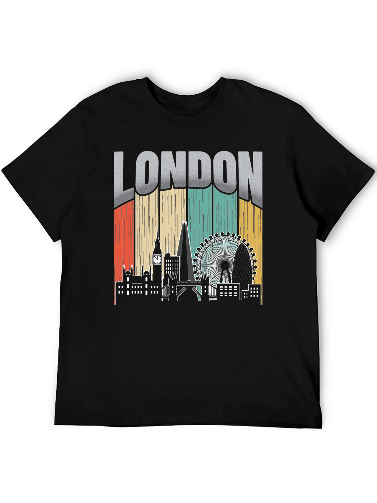 London Skyline Retro T-Shirt