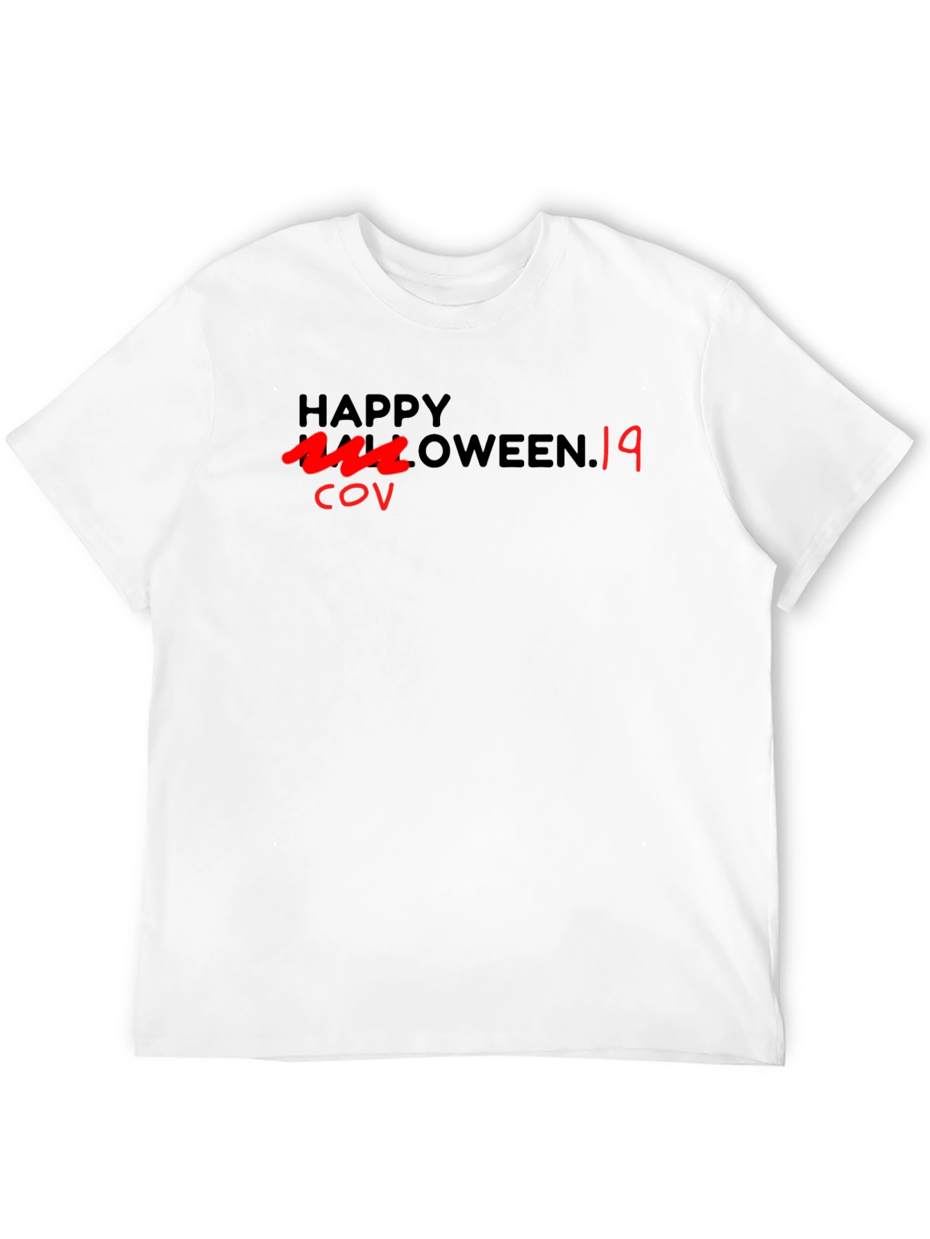 Happy Halloween Black T-Shirt