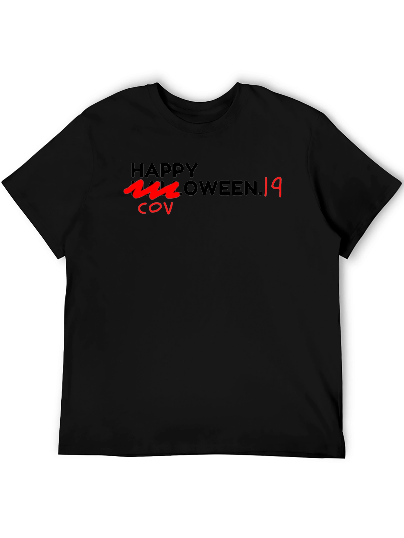 Happy Halloween Black T-Shirt
