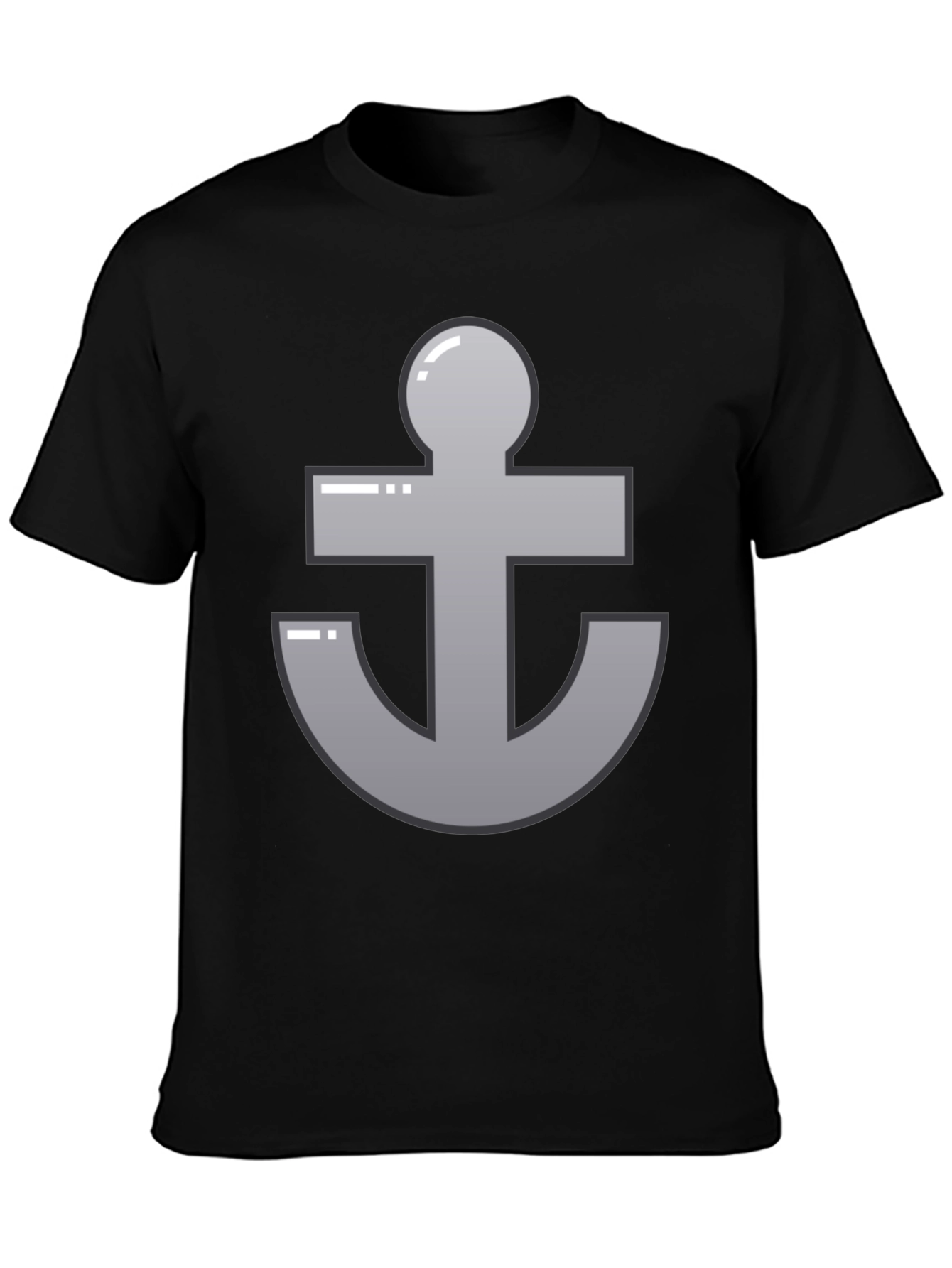Anchor Graphic Black T-Shirt