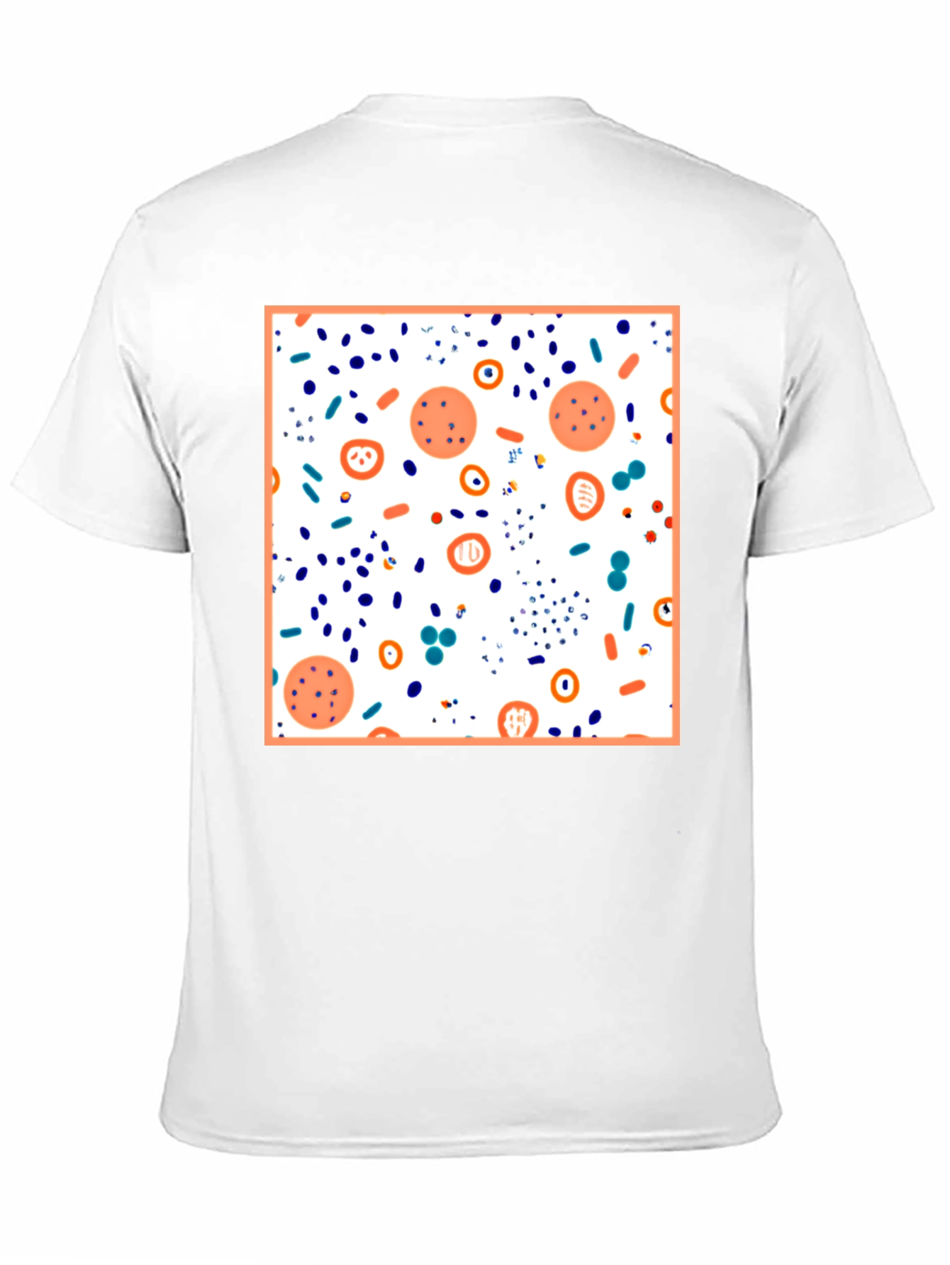 Abstract Print Black T-Shirt