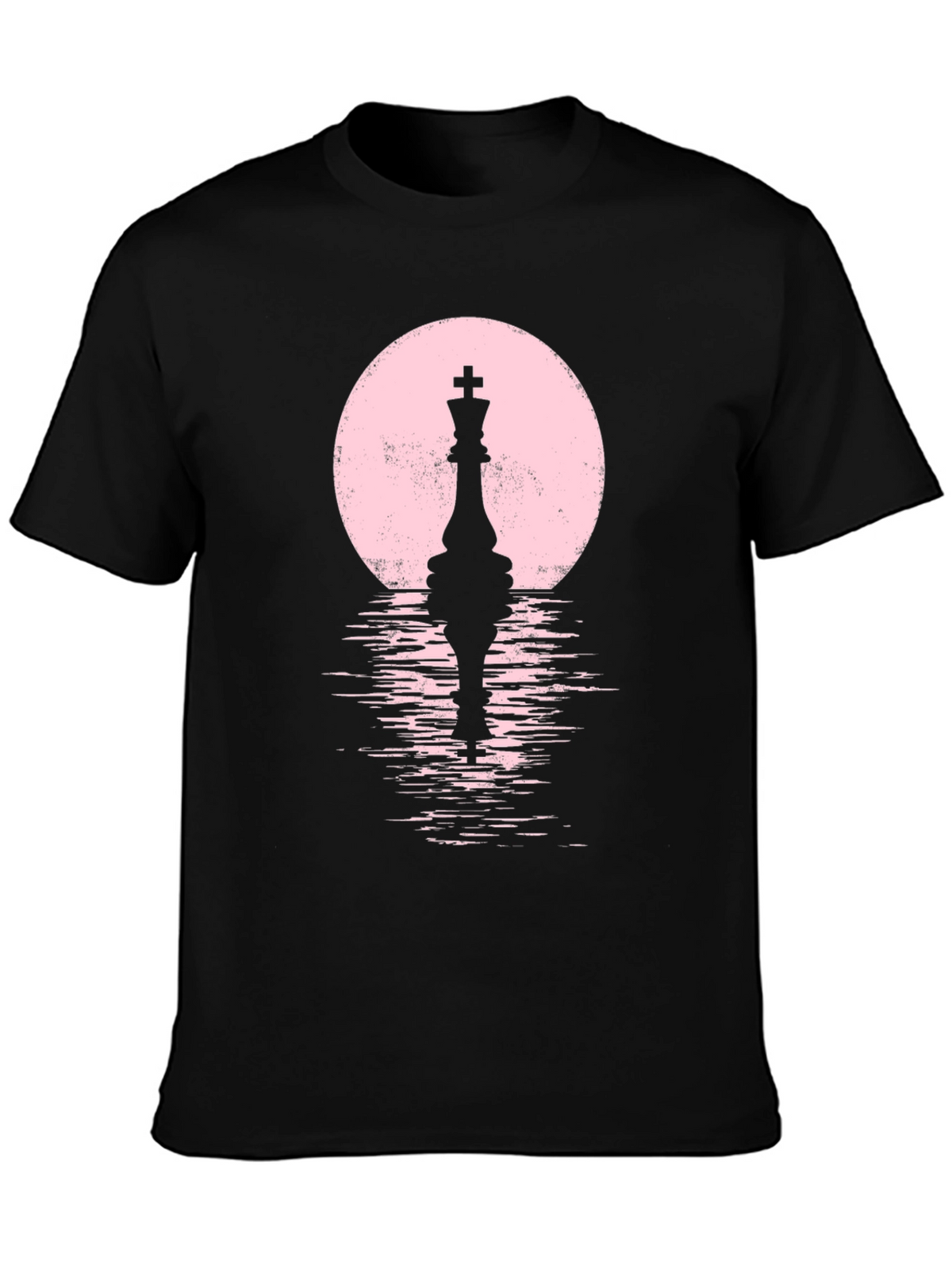 Chess King Graphic Tee - Stylish Black T-Shirt