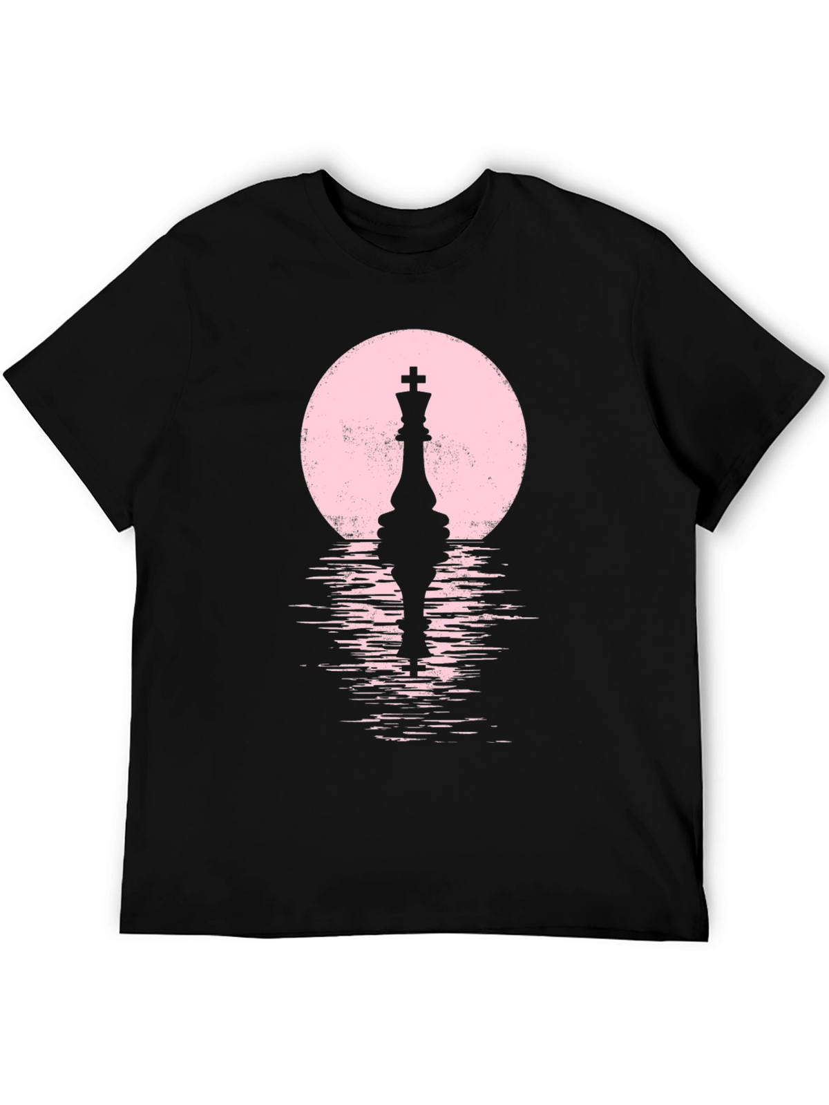 Chess King Graphic Tee - Stylish Black T-Shirt