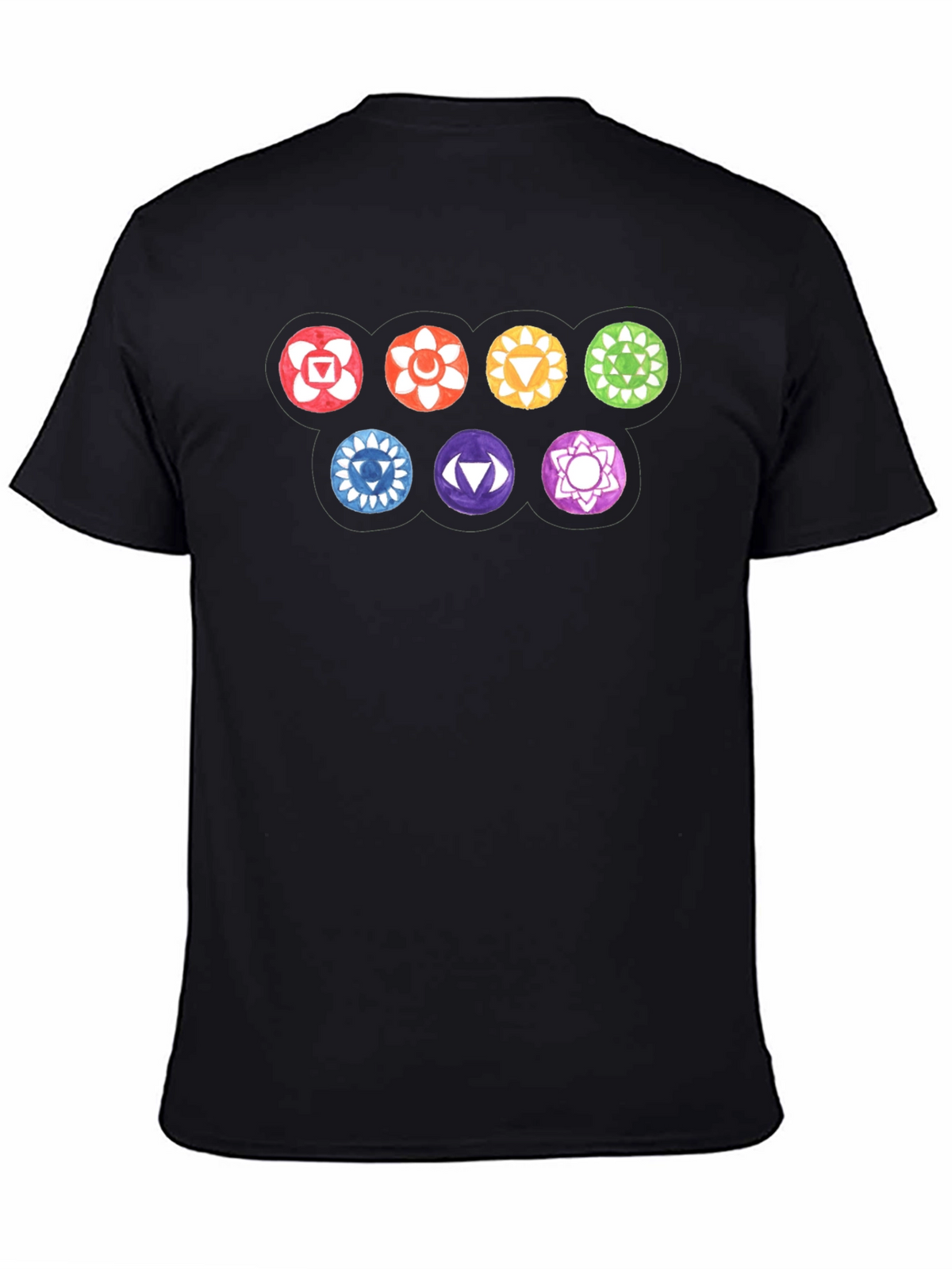 Chakra Symbol T-Shirt - Meditative Style