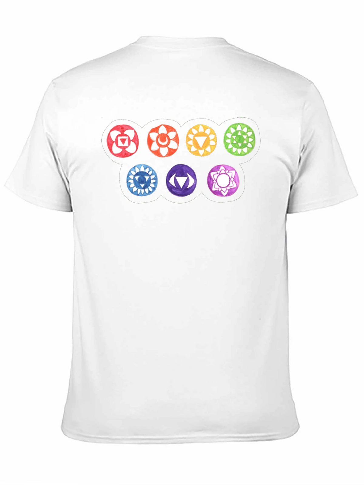 Chakra Symbol T-Shirt - Meditative Style