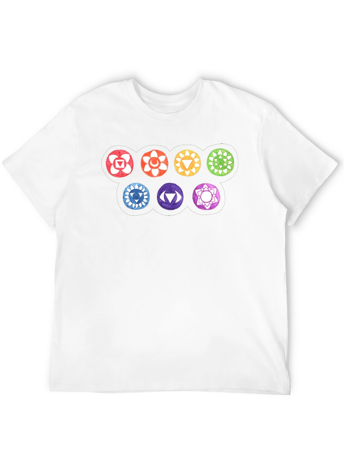 Chakra Symbol T-Shirt - Meditative Style