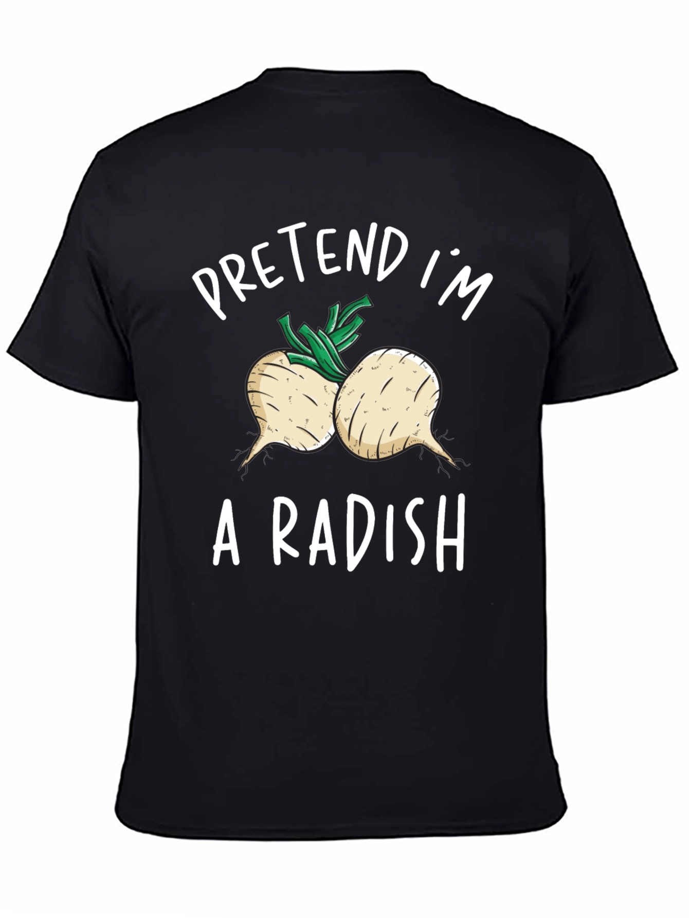 Pretend Im A Radish T-Shirt Funny Costume Tee
