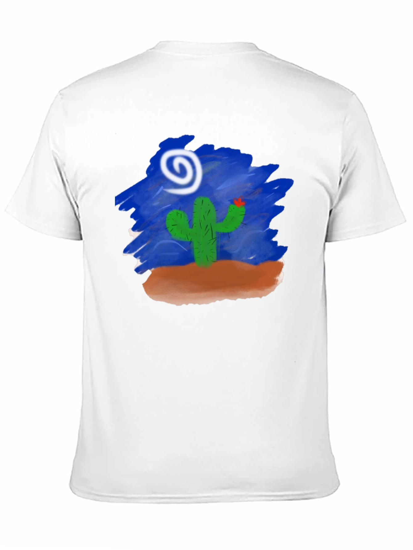 Cactus Desert Graphic T-Shirt - Black