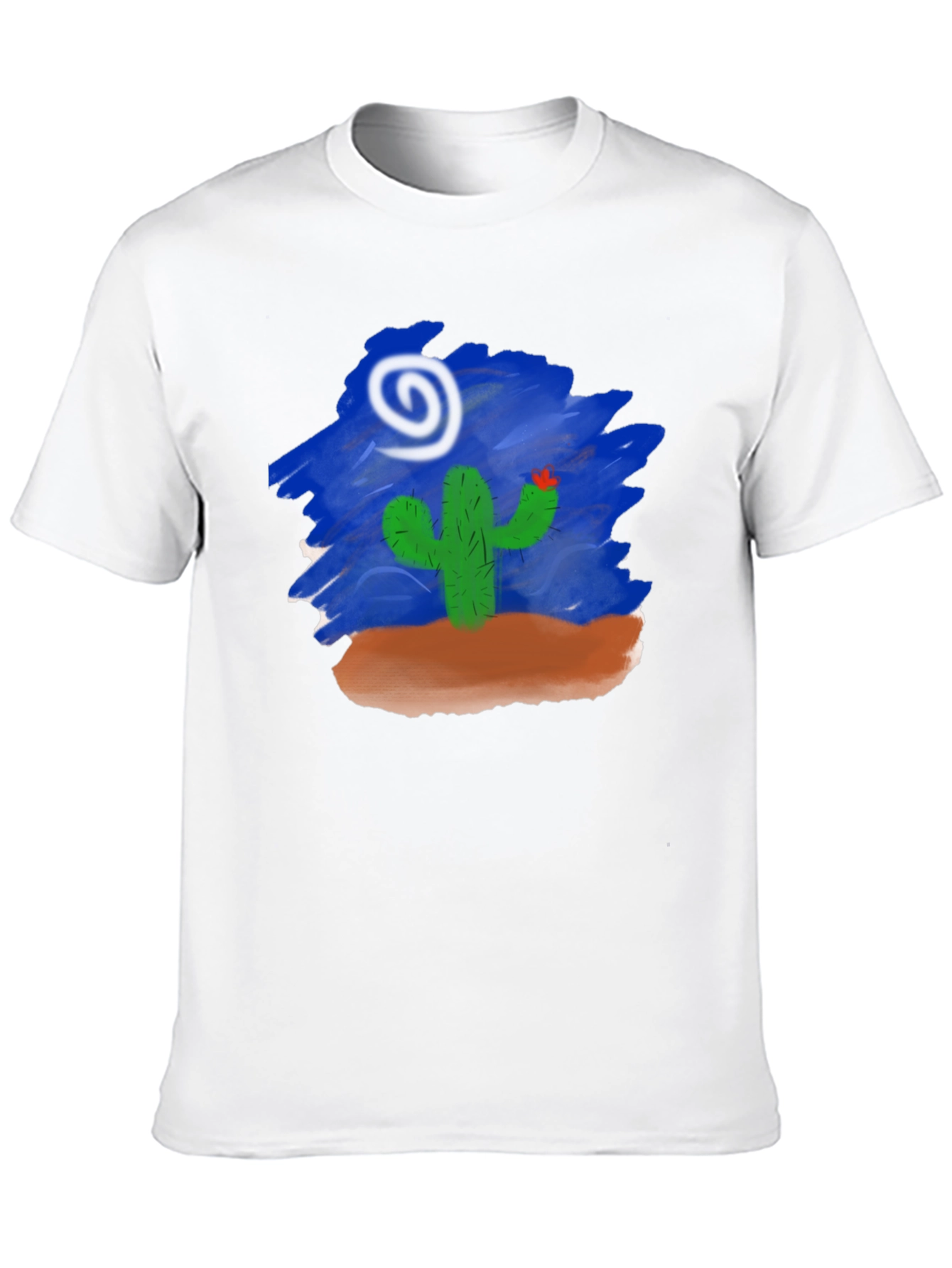 Cactus Desert Graphic T-Shirt - Black