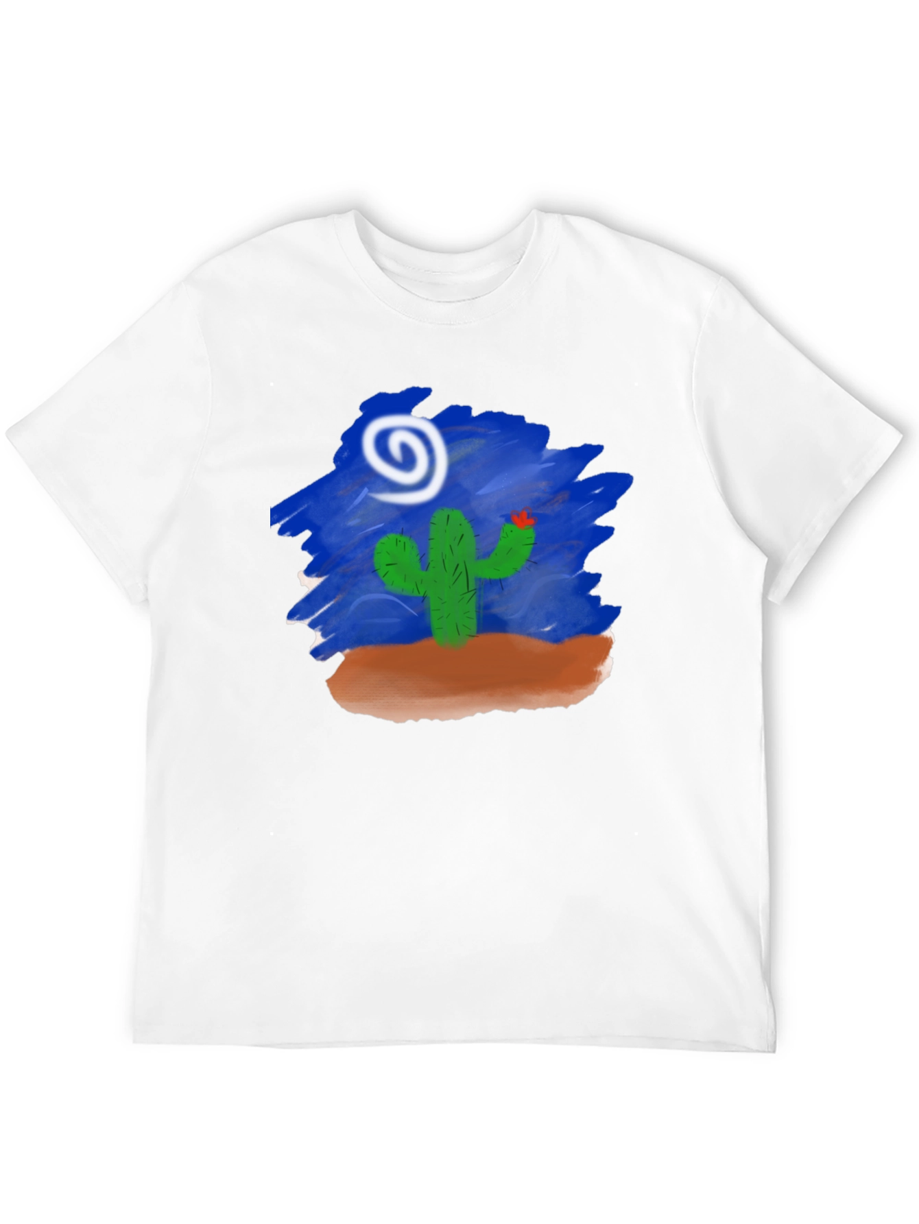 Cactus Desert Graphic T-Shirt - Black