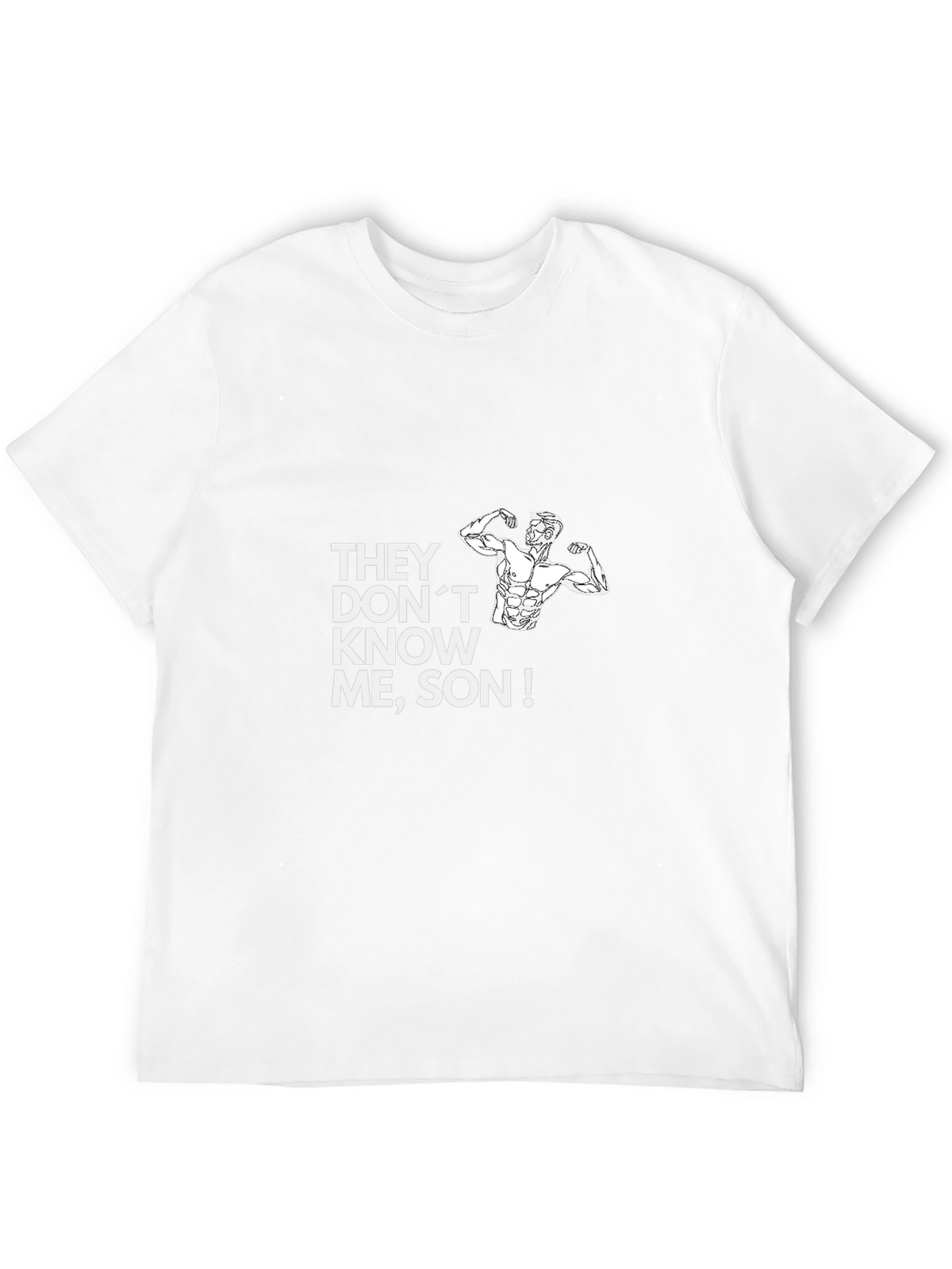 They Dont Know Me Son - Black Graphic Tee
