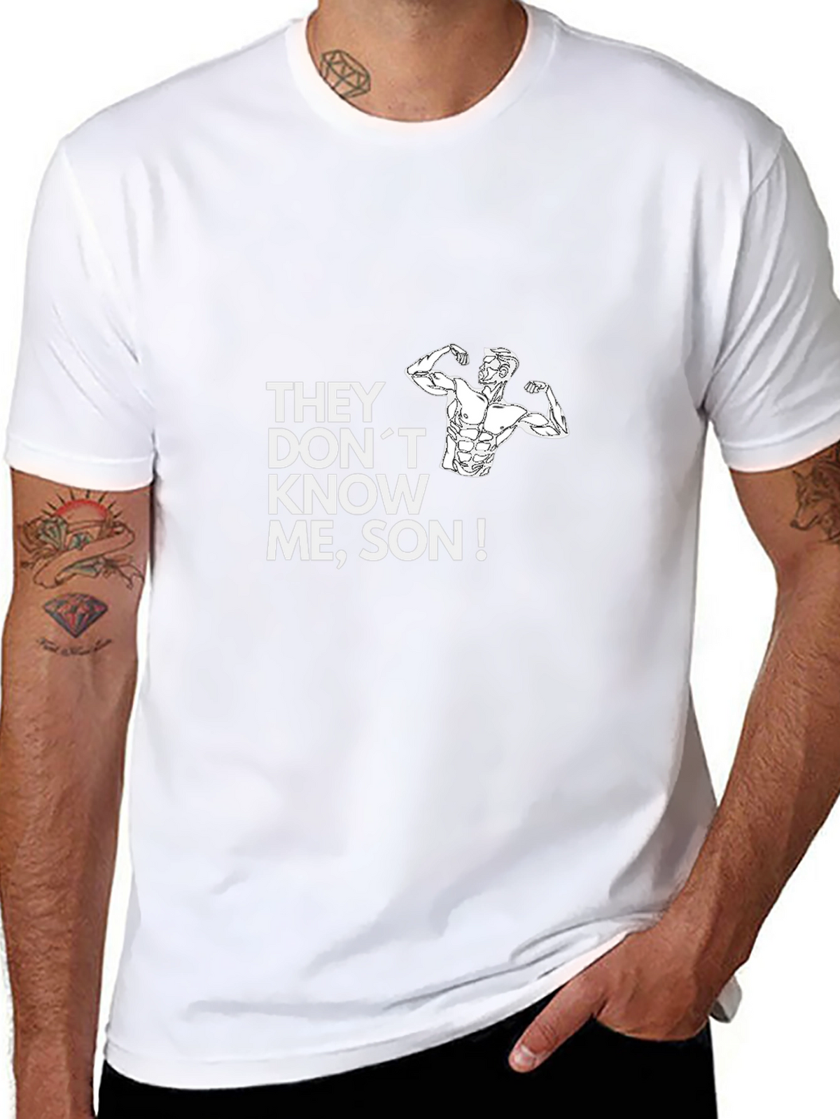 They Dont Know Me Son - Black Graphic Tee