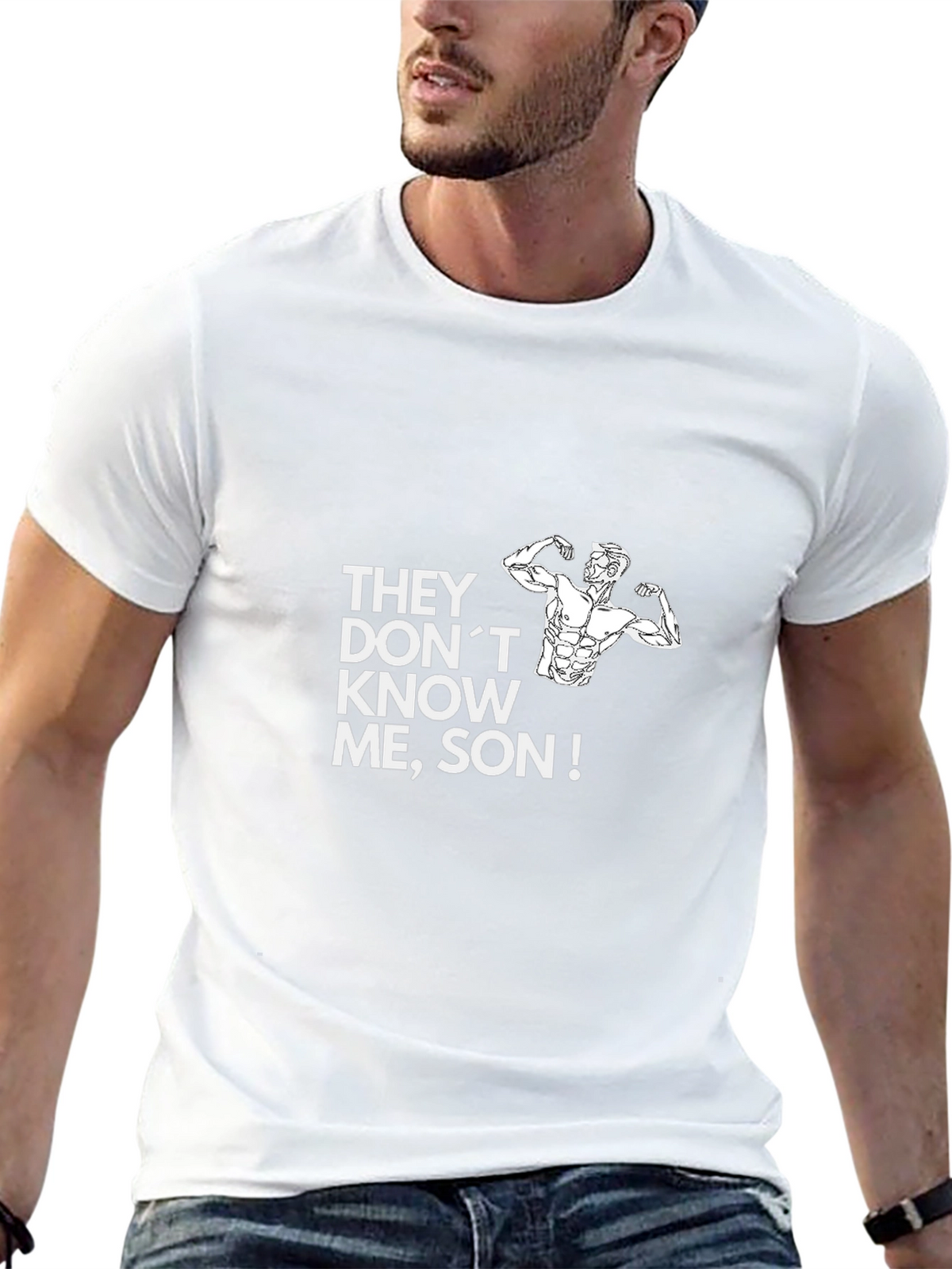 They Dont Know Me Son - Black Graphic Tee