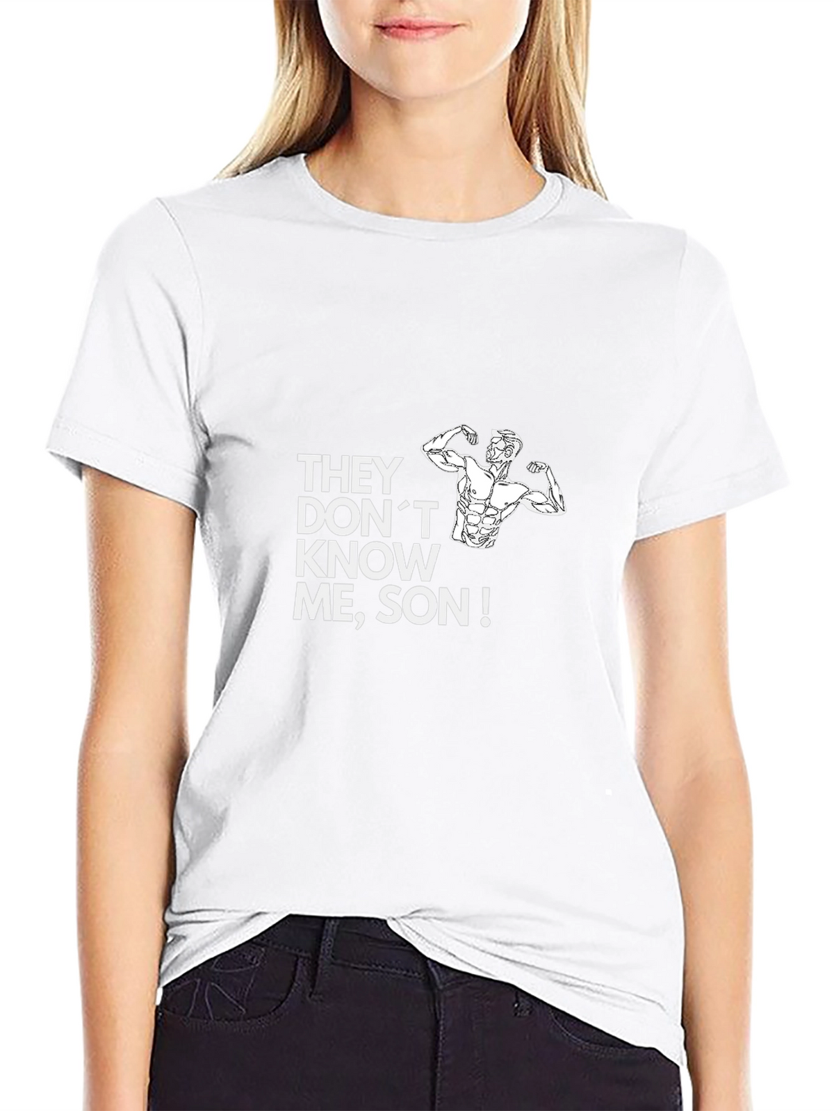 They Dont Know Me Son - Black Graphic Tee