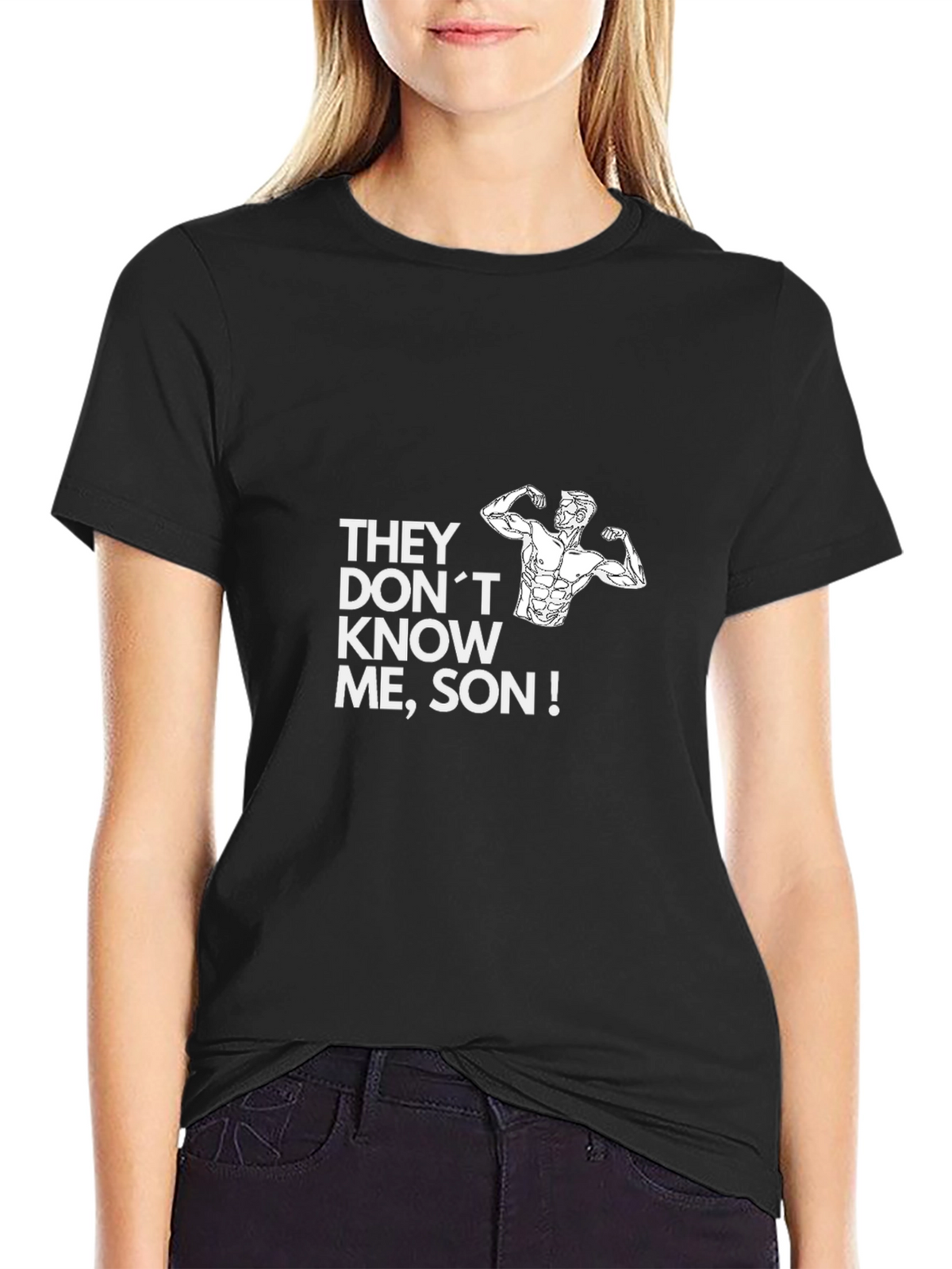 They Dont Know Me Son - Black Graphic Tee