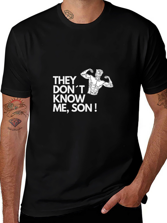 They Dont Know Me Son - Black Graphic Tee