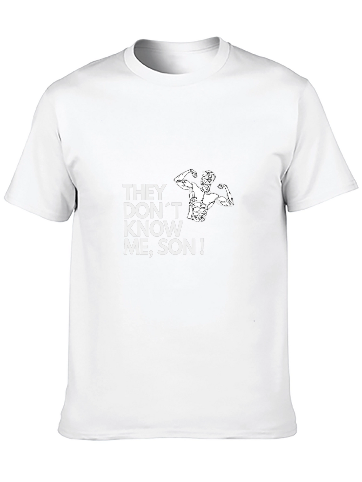 They Dont Know Me Son - Black Graphic Tee