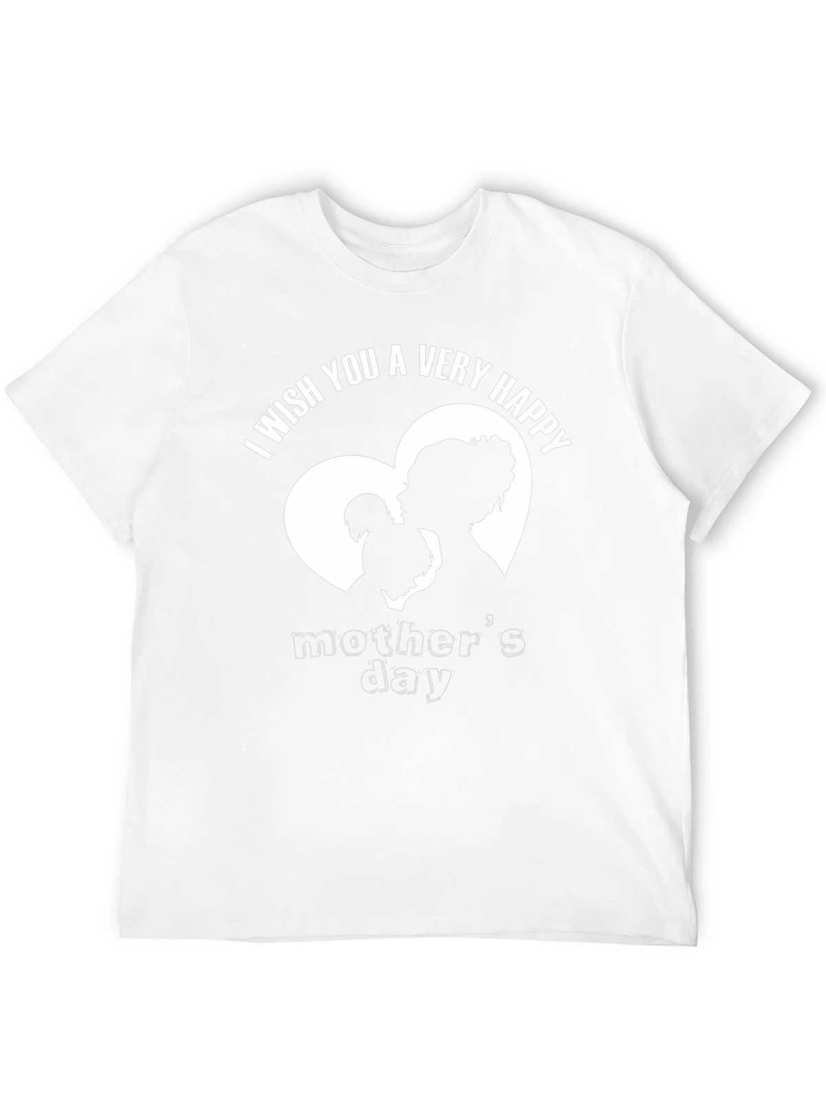 Happy Mothers Day T-Shirt - Black