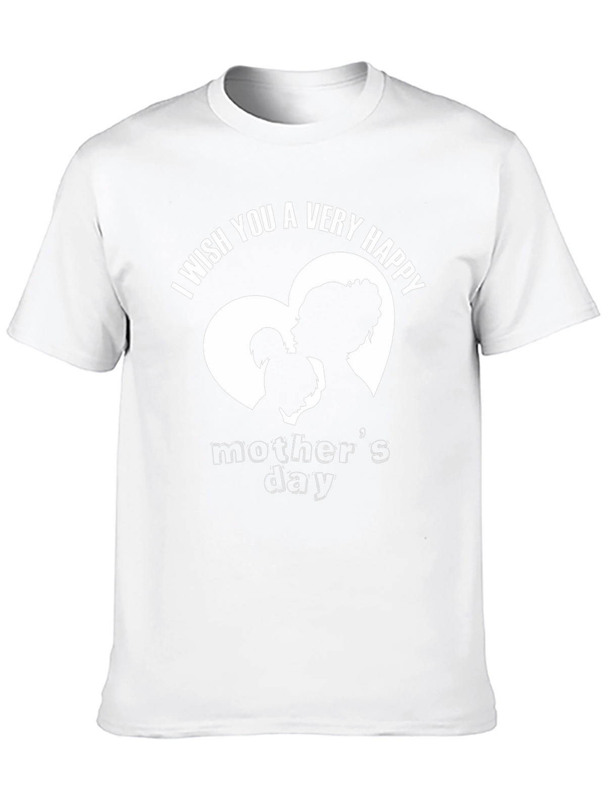 Happy Mothers Day T-Shirt - Black