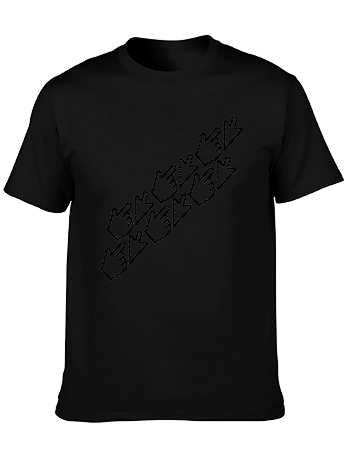 Pixel Hand Pointer T-Shirt - Unique Graphic Tee