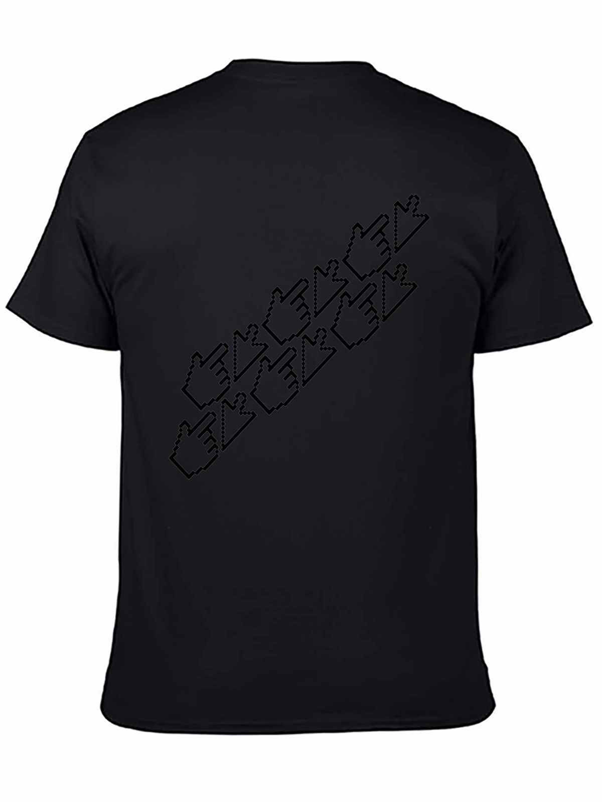 Pixel Hand Pointer T-Shirt - Unique Graphic Tee
