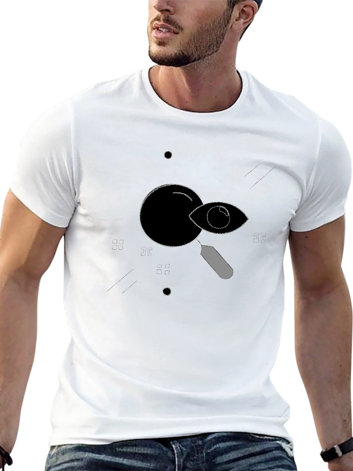 Eye See You T-Shirt - Black Graphic Tee