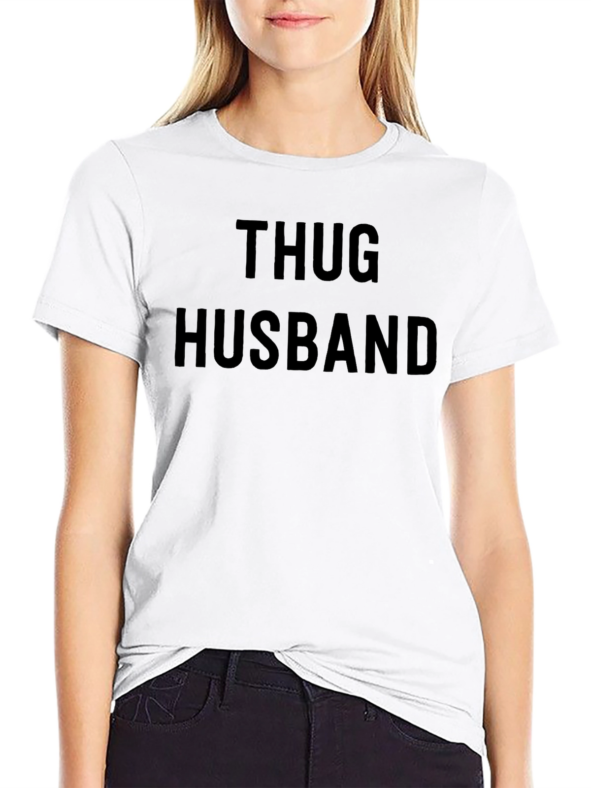 Thug Husband Graphic Tee - Bold Statement T-Shirt