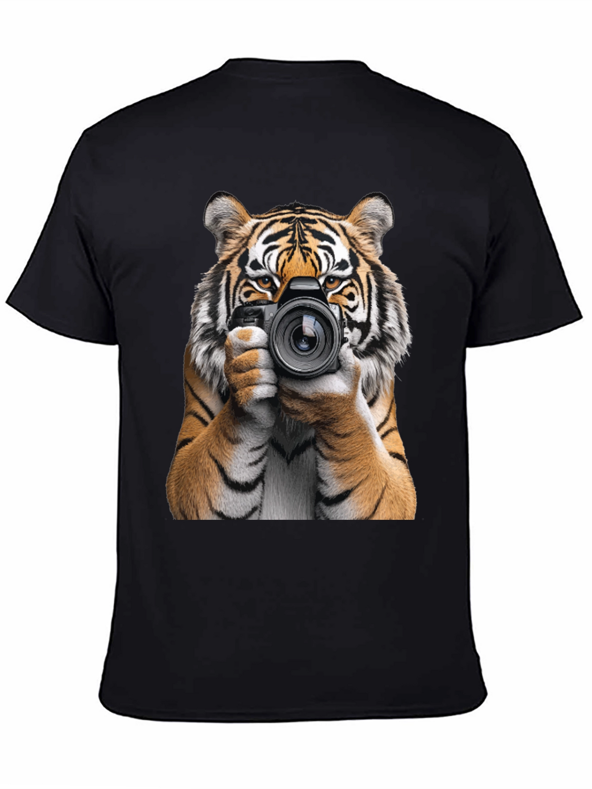Tiger Photographer Graphic T-Shirt - Animal Lover Tee