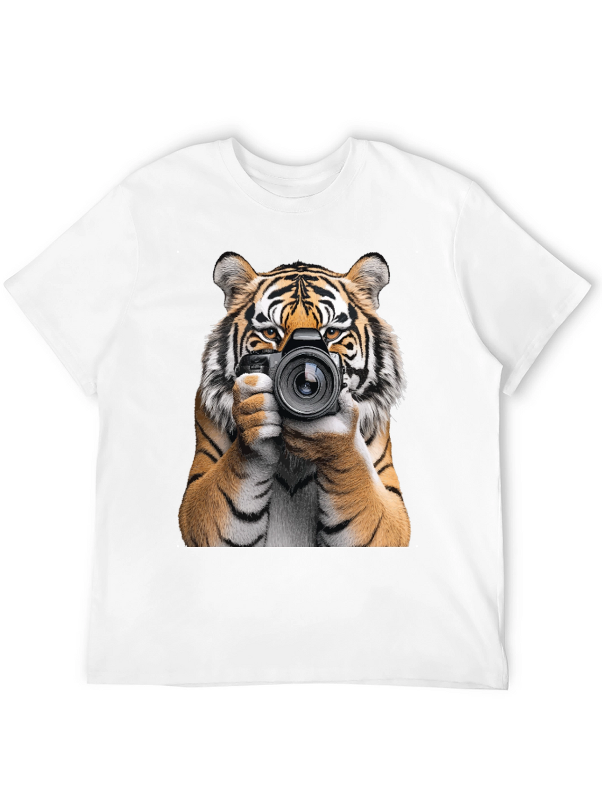 Tiger Photographer Graphic T-Shirt - Animal Lover Tee