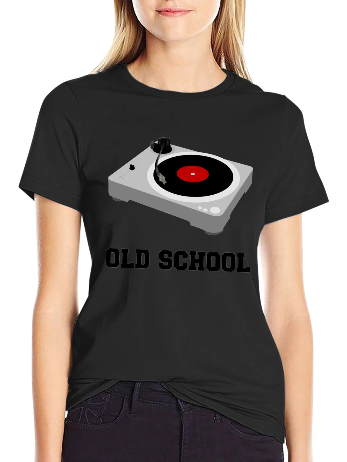 Old School Turntable Graphic Tee