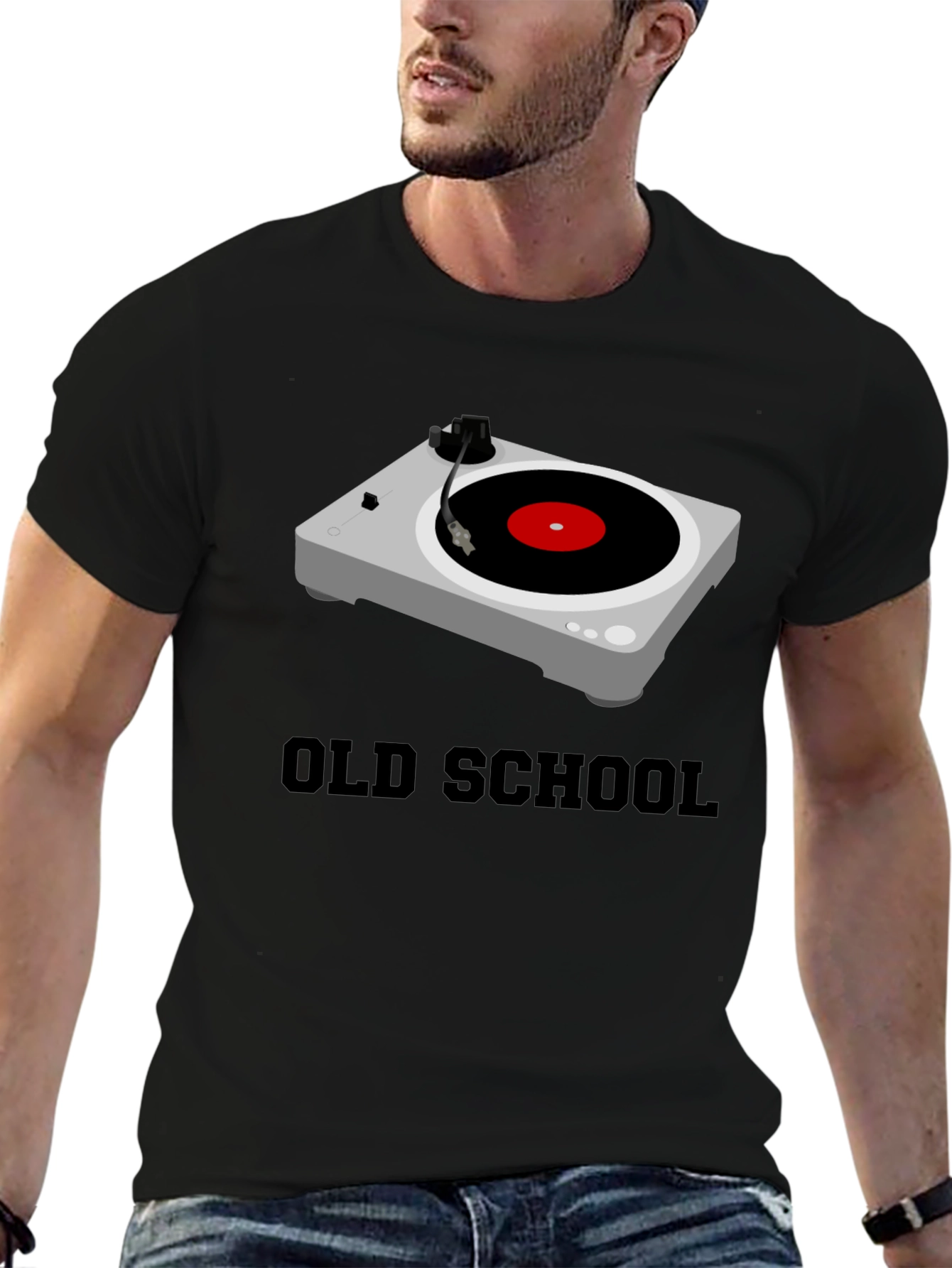 Old School Turntable Graphic Tee