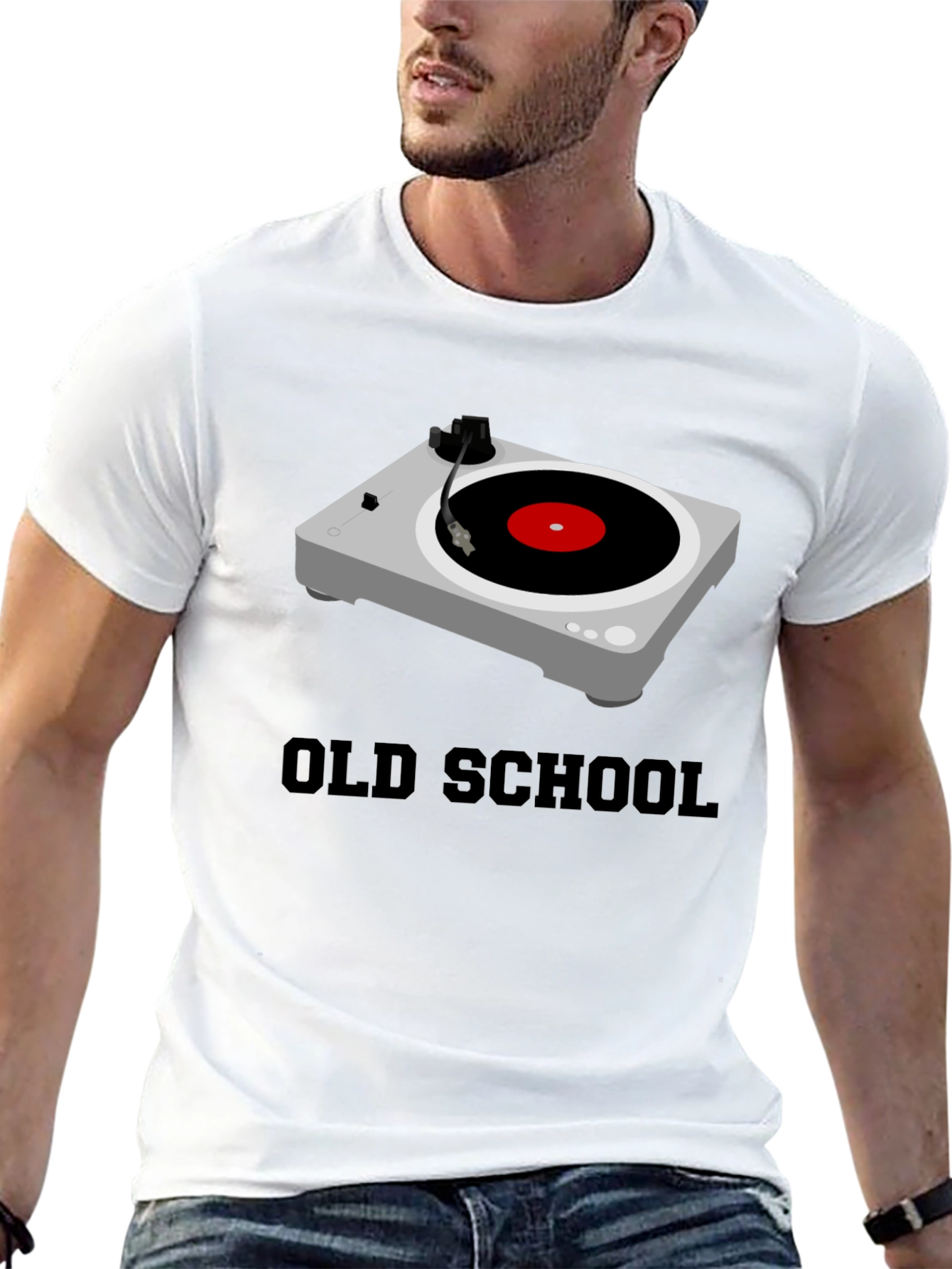 Old School Turntable Graphic Tee