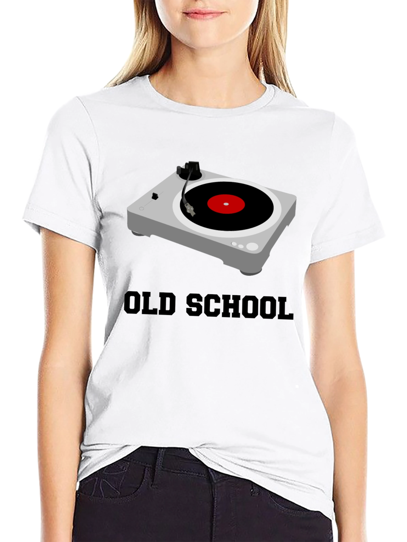 Old School Turntable Graphic Tee