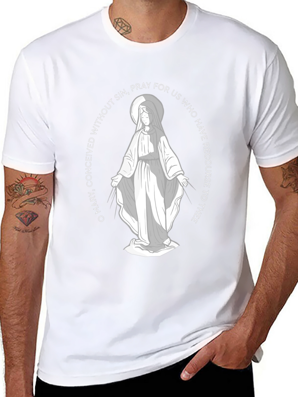 Mary Conceived Without Sin Graphic Tee
