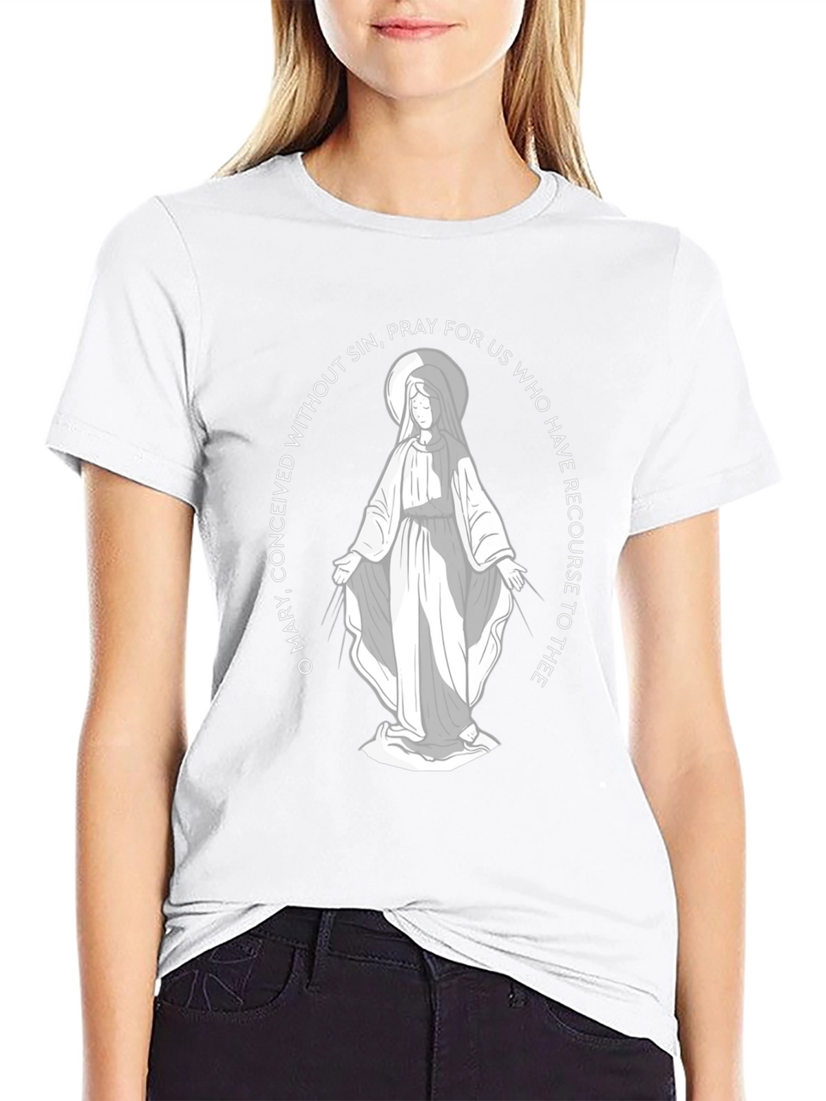 Mary Conceived Without Sin Graphic Tee
